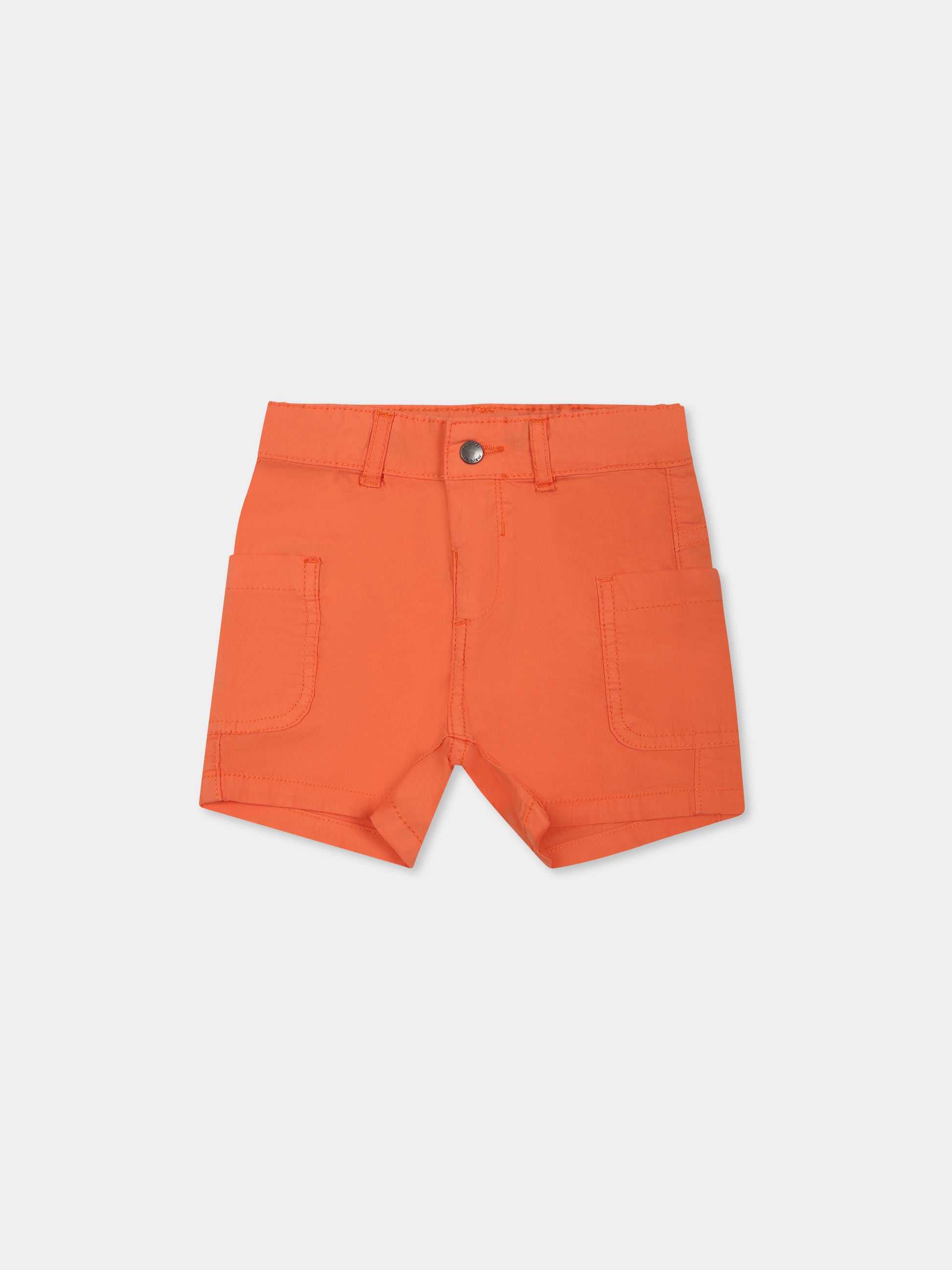 Shorts arancioni per neonato,Mayoral,1245 018
