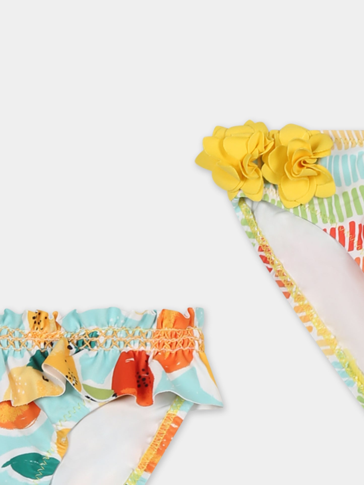 Set slip multicolor per neonata con fiori e frutta,Mayoral,1642 090