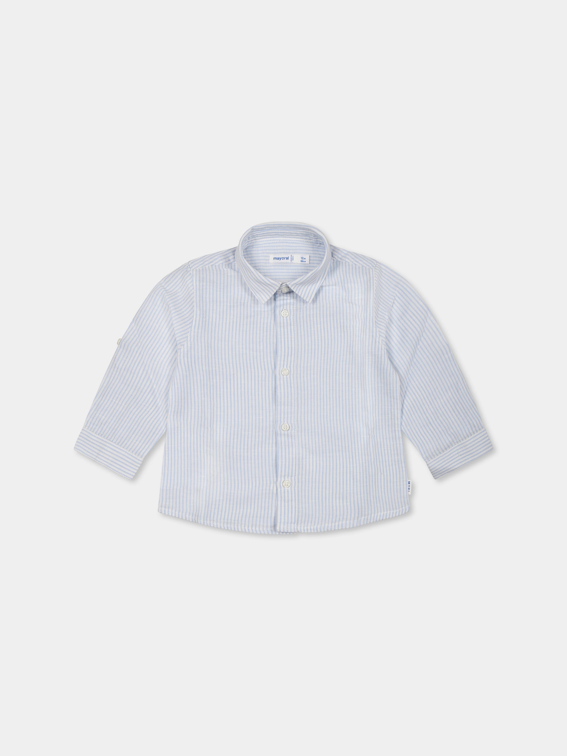Camicia celeste per neonato,Mayoral,1116 087
