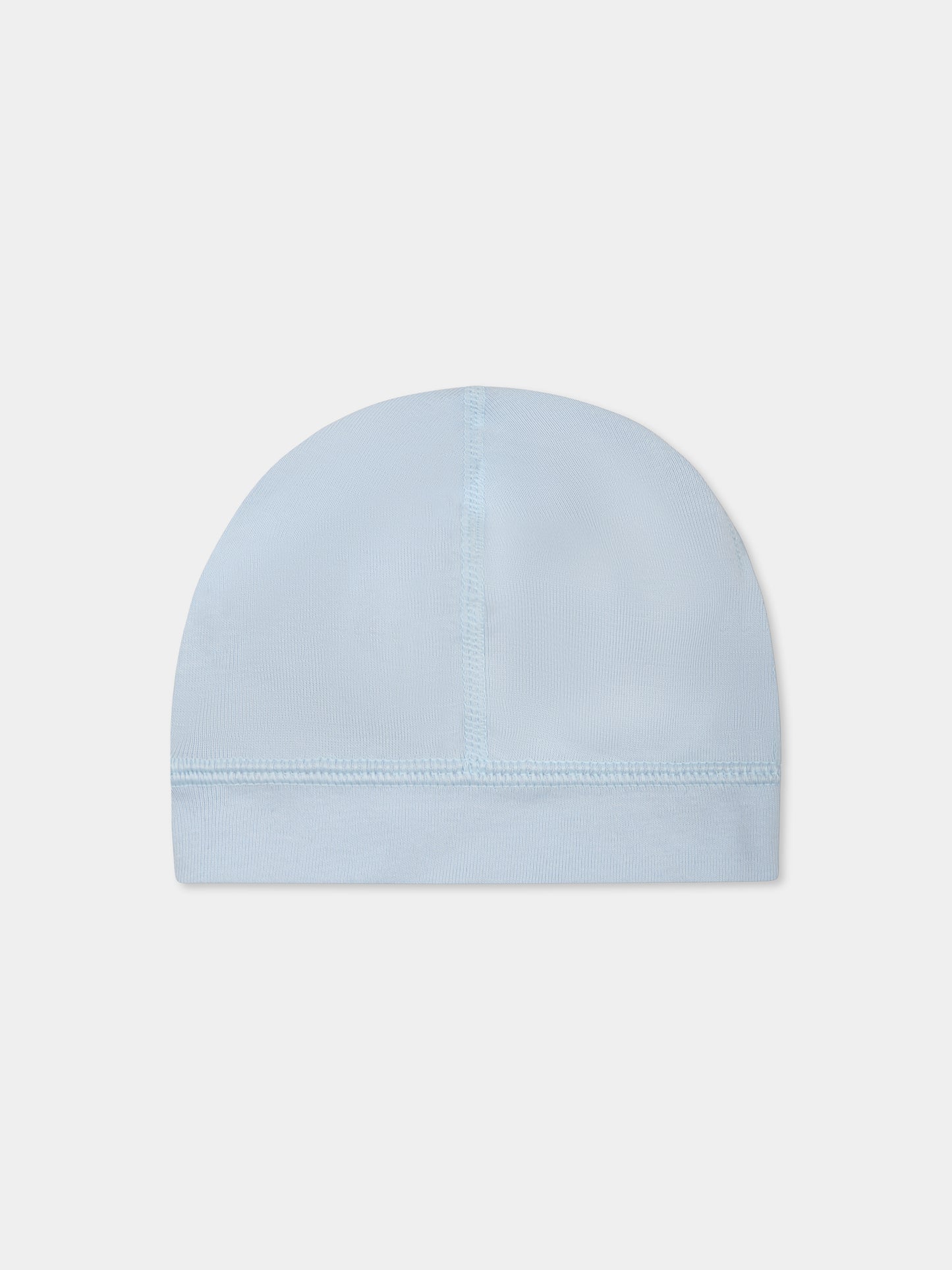 Cappello celeste per neonato con logo,Petit Bateau,A0CIU TOUDOU 01