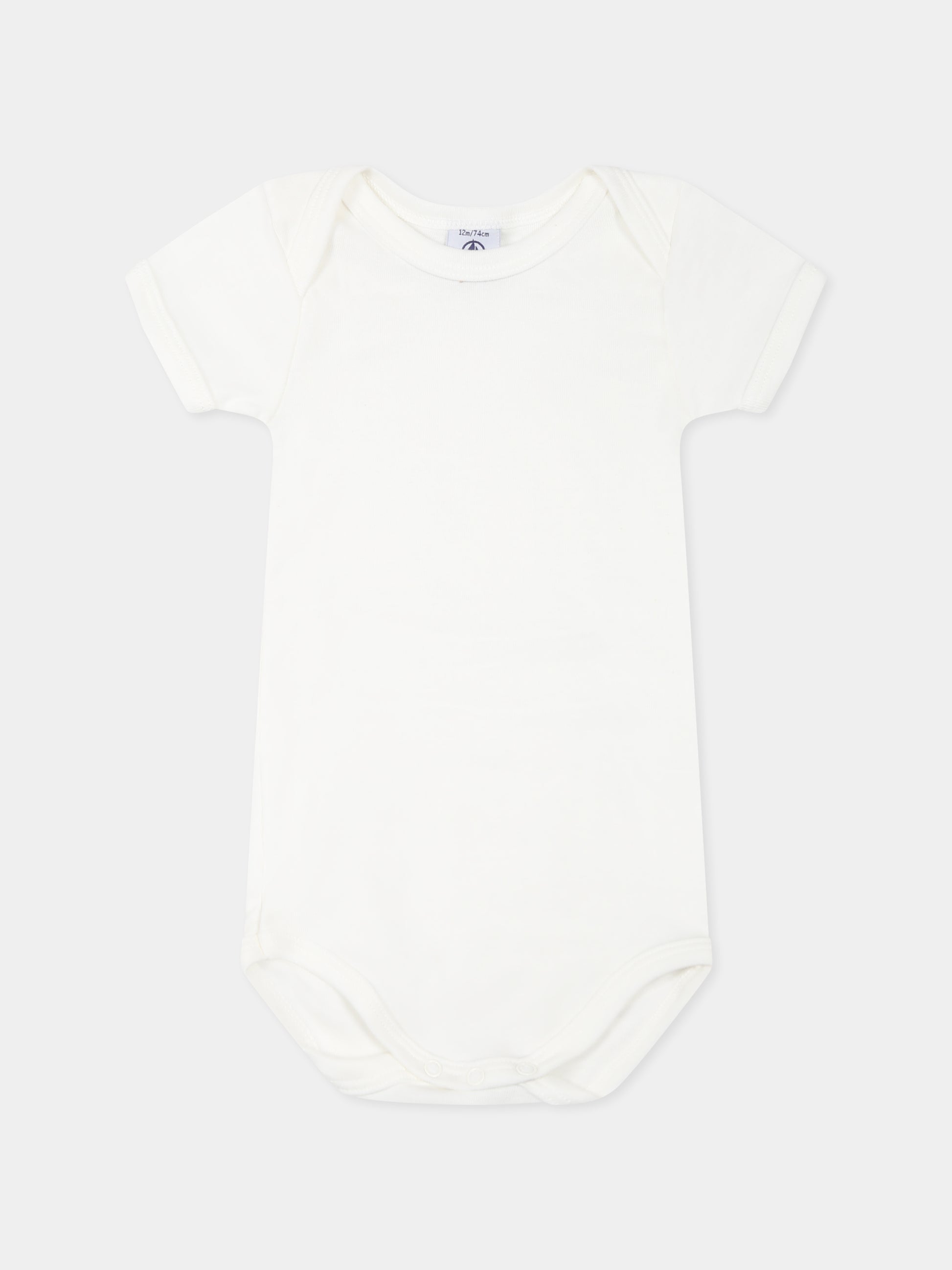 Set body bianco per neonati con cuori,Petit Bateau,A0CX9 VARIANTE 1 00