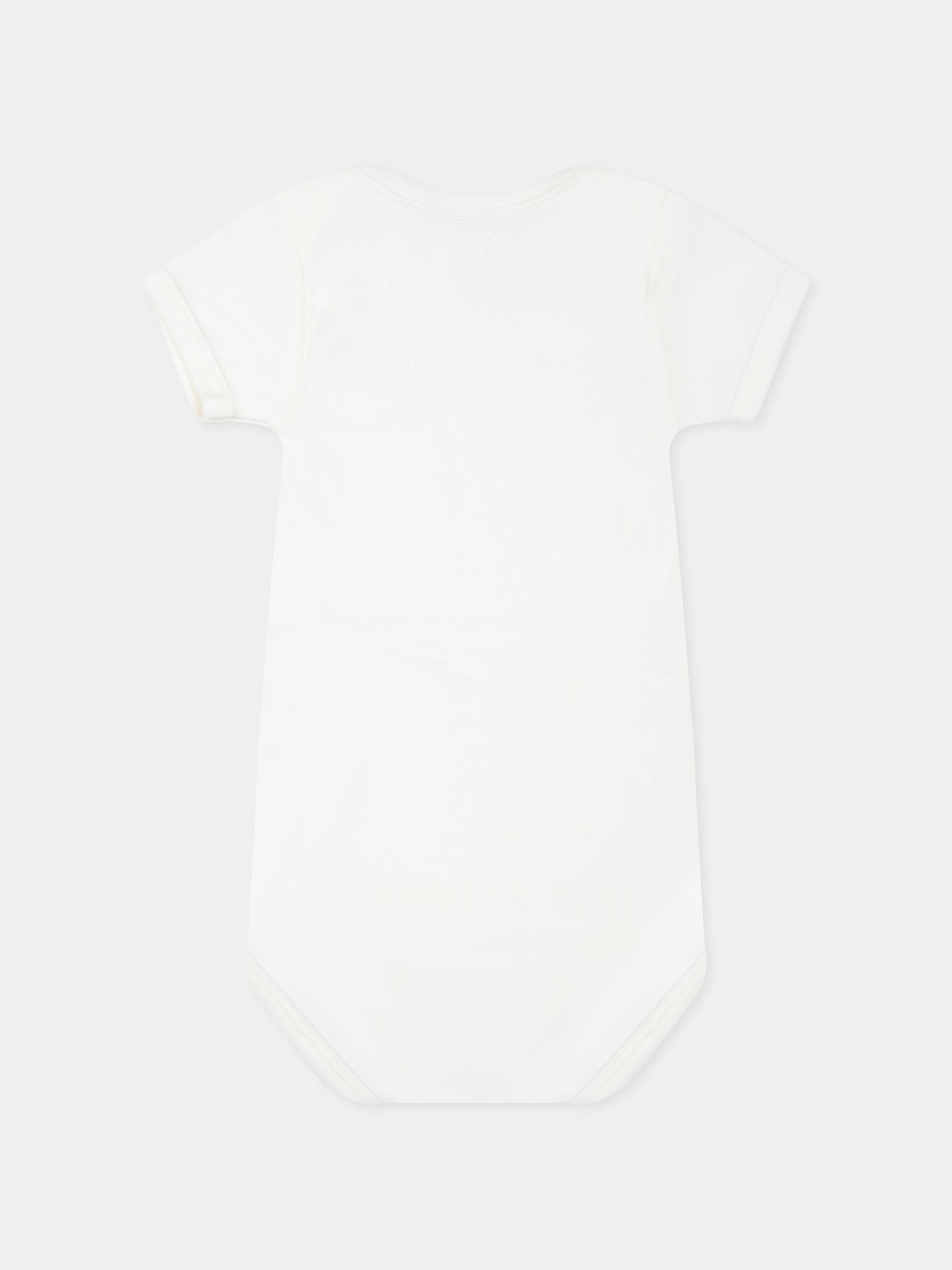 Set body bianco per neonati con cuori,Petit Bateau,A0CX9 VARIANTE 1 00