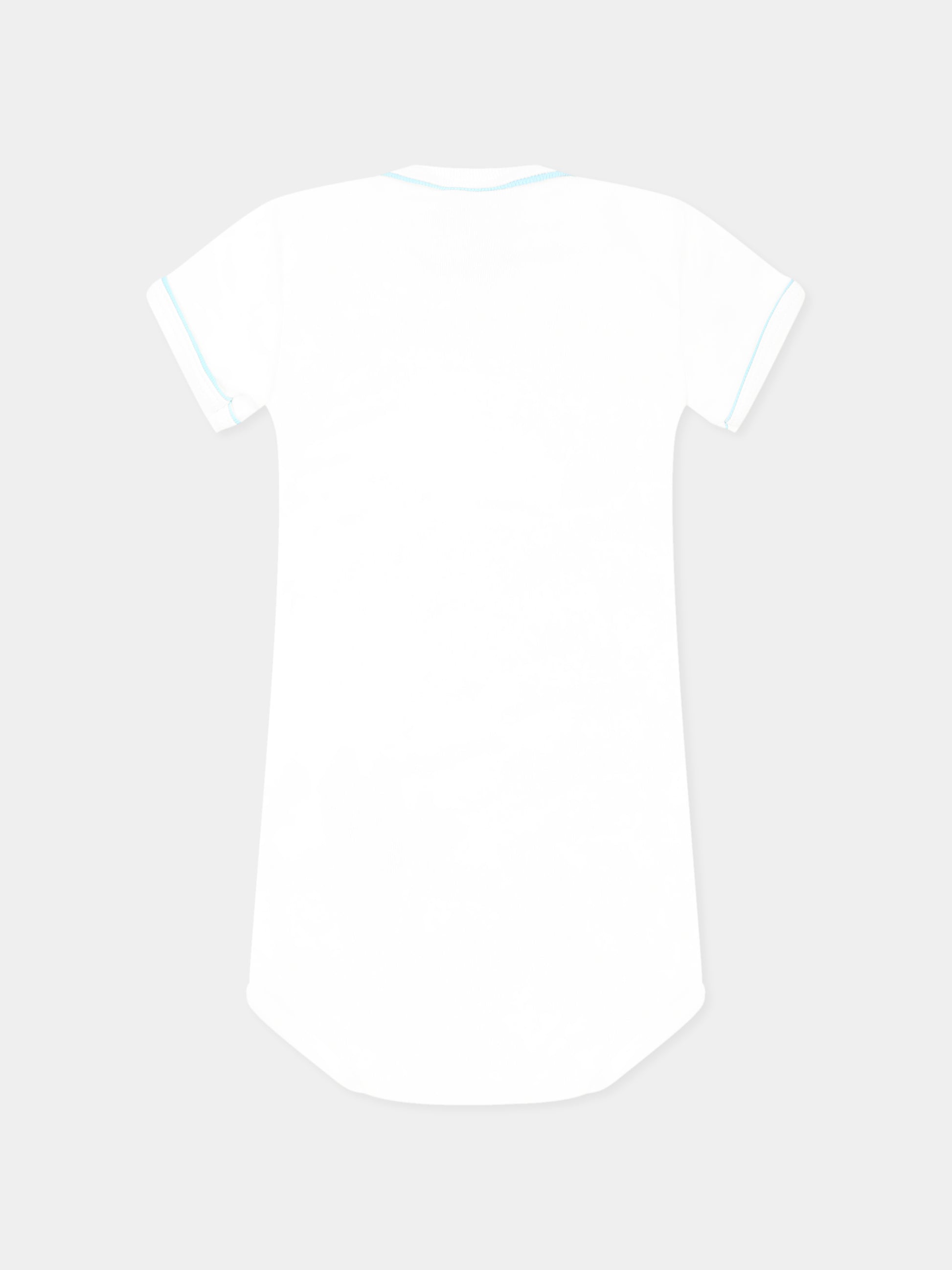 Set body bianco per neonati con scritta,Petit Bateau,A0CR2 VARIANTE 1 00