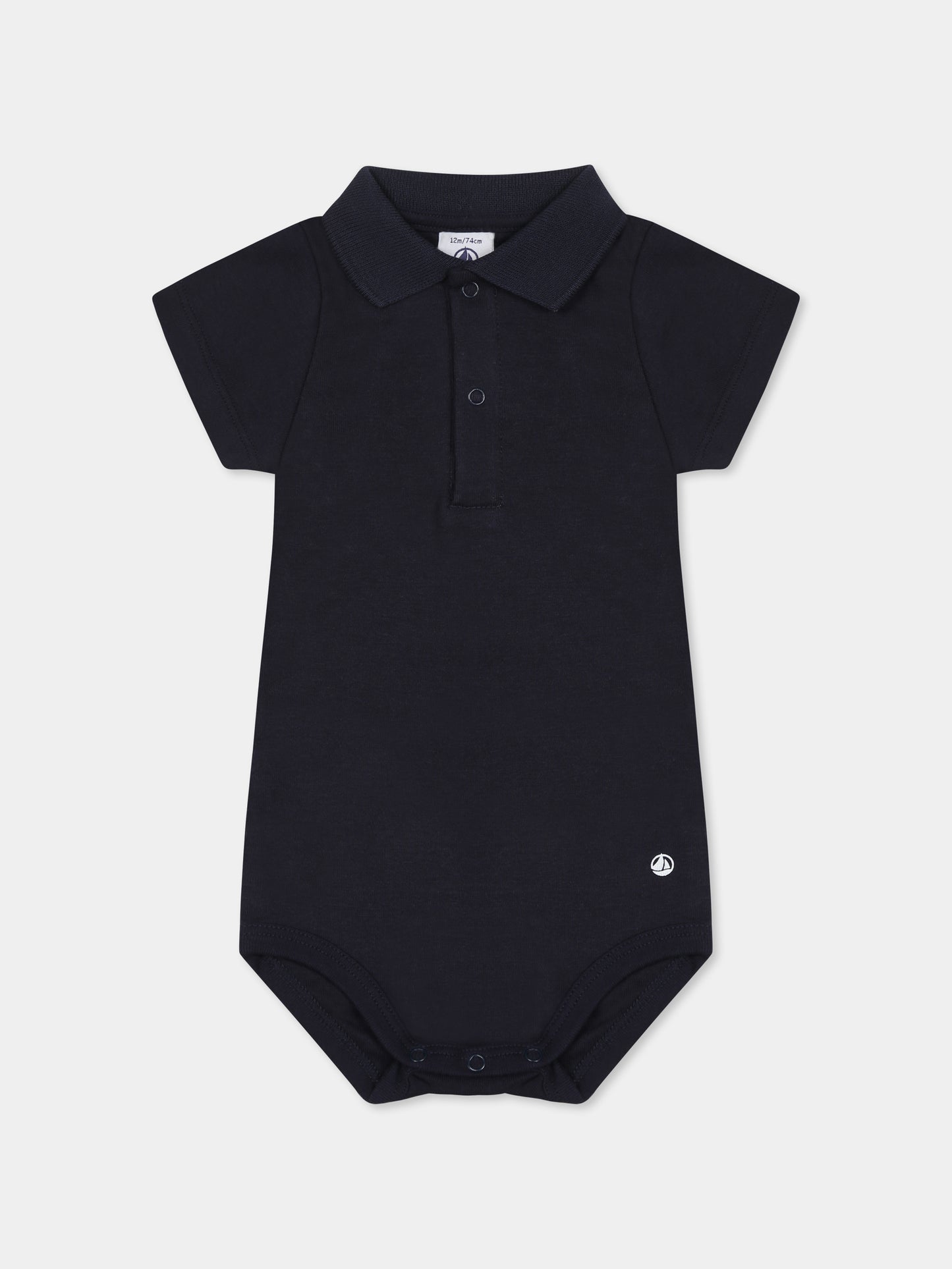 Body blu per neonati,Petit Bateau,A09ZH SMOKING 02