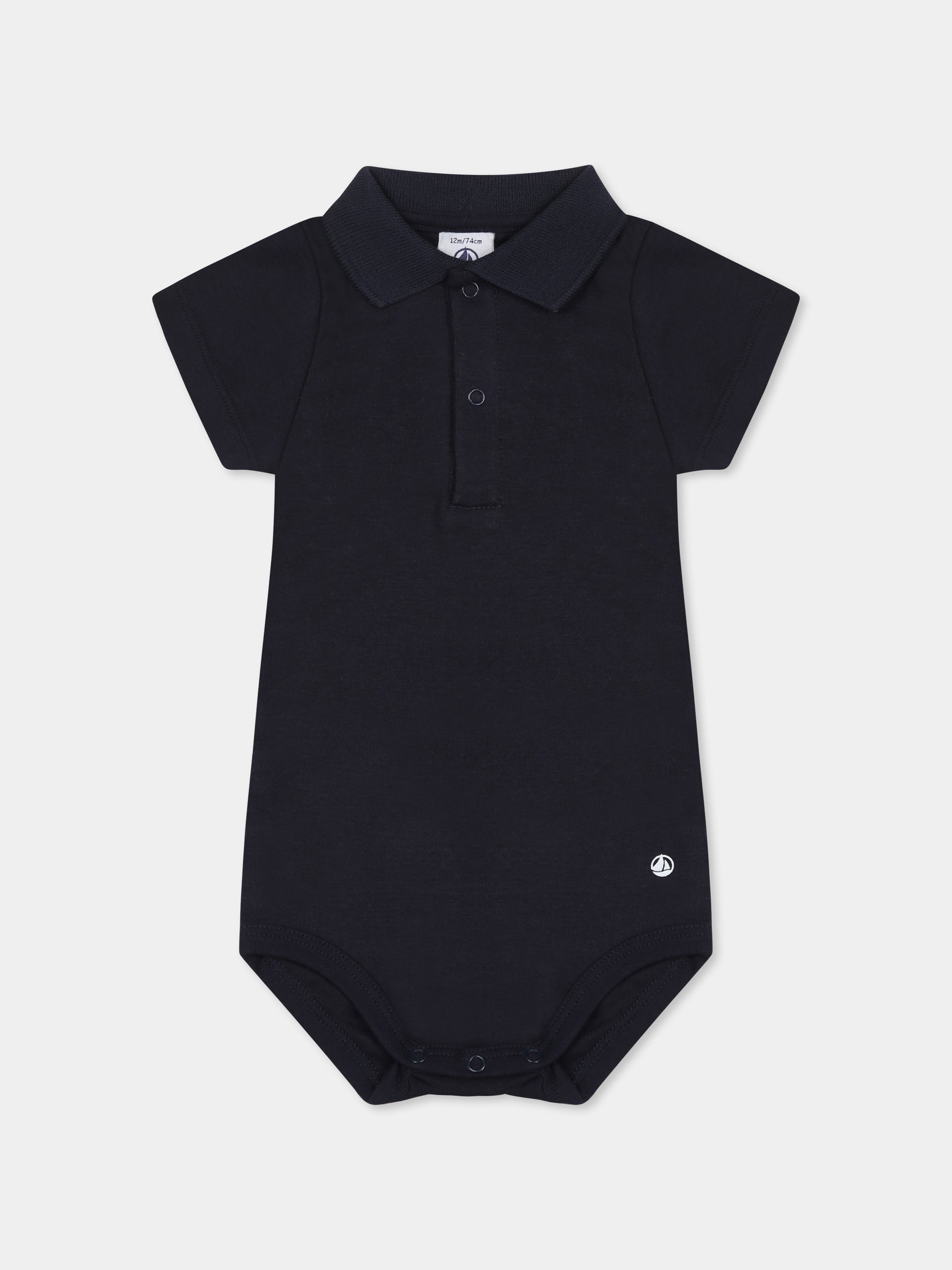 Body blu per neonati,Petit Bateau,A09ZH SMOKING 02