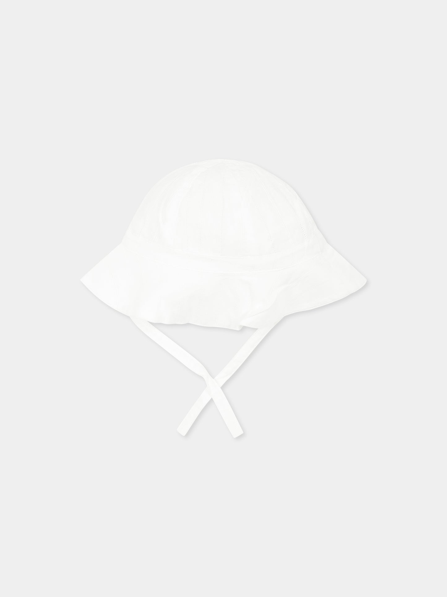 Cloche bianca per neonata,Petit Bateau,A0CEC ECUME 01