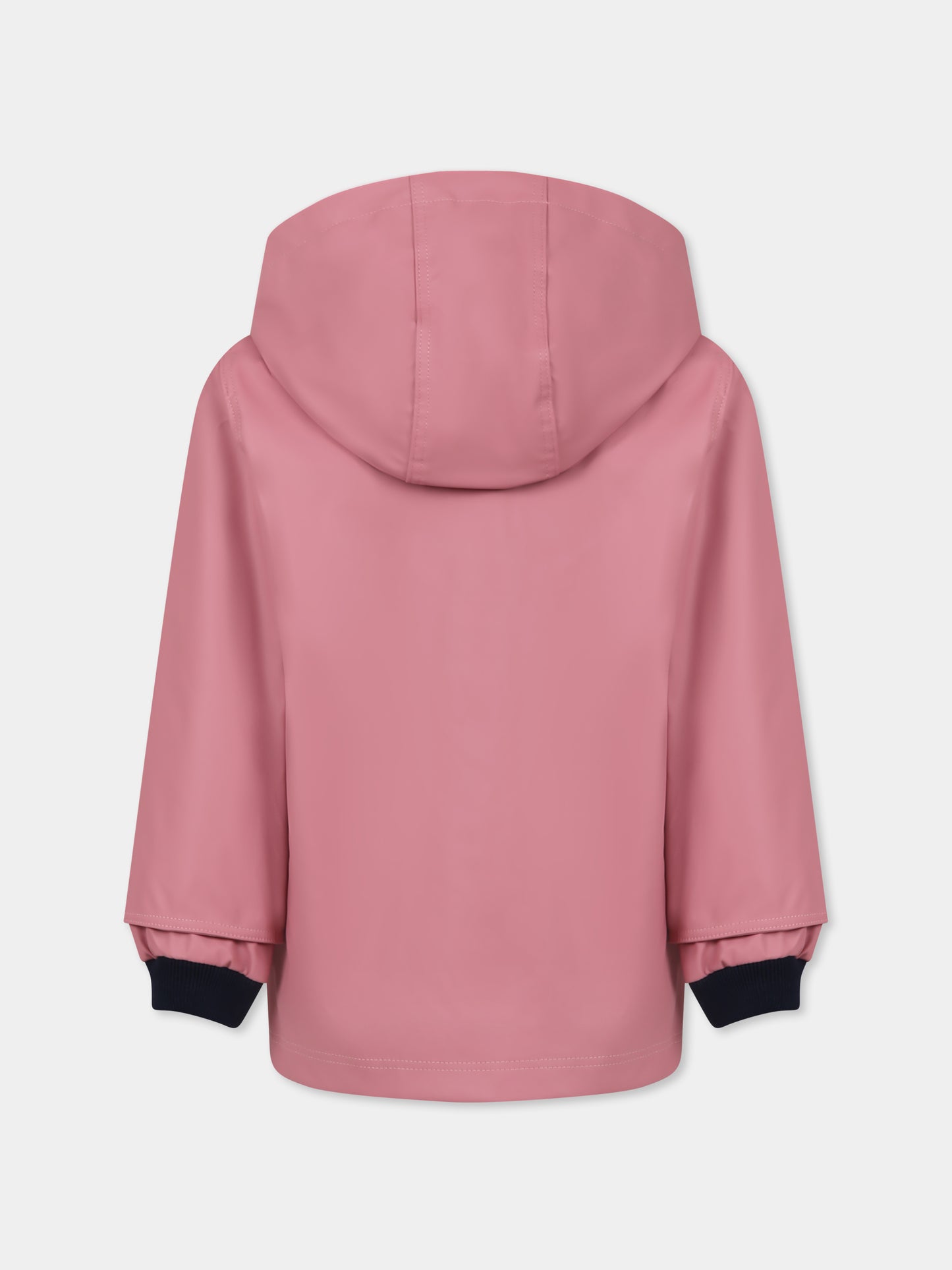 Impermeabile rosa per bambina,Petit Bateau,A0B09 ROSEWOOD 03