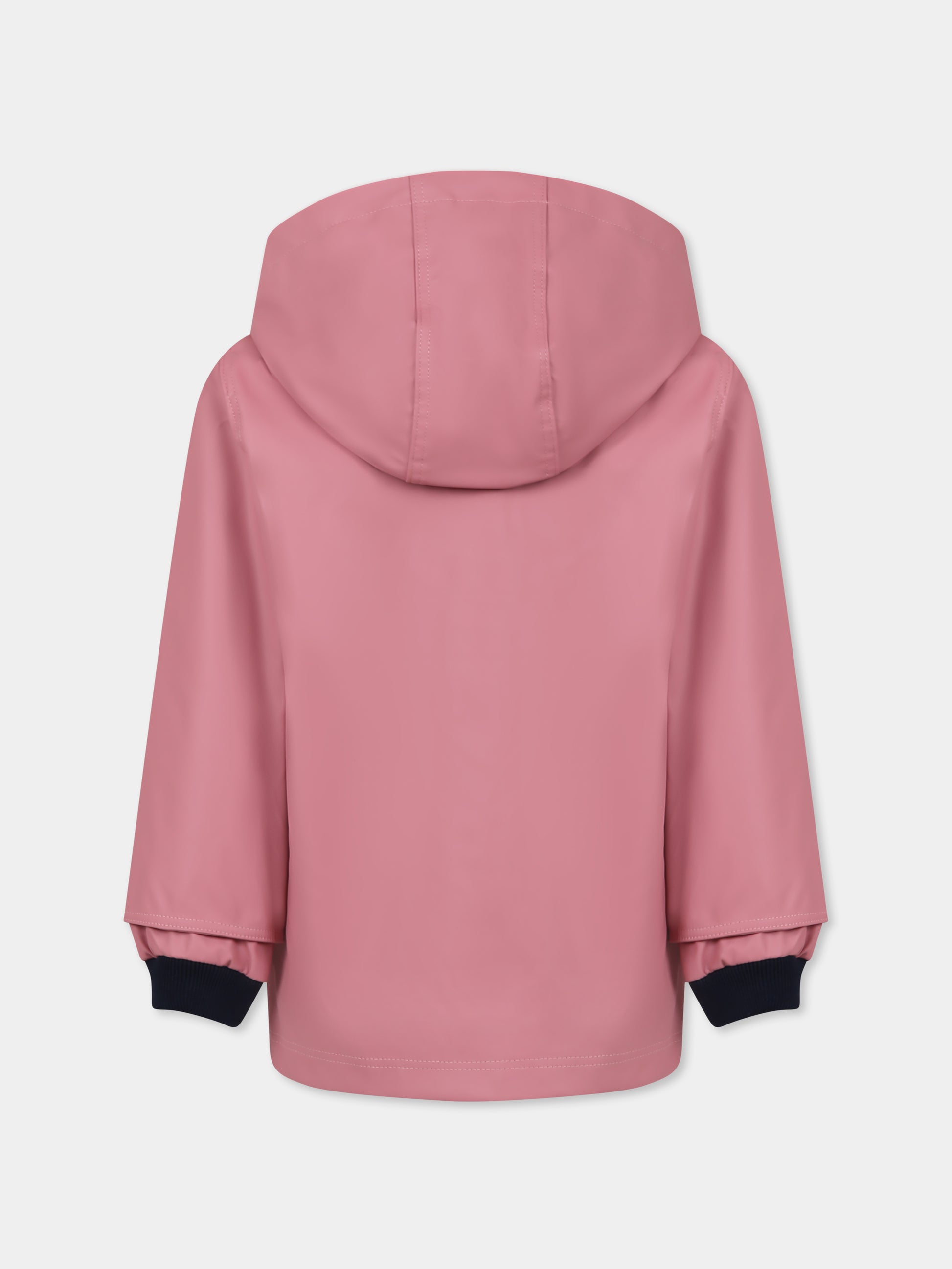 Impermeabile rosa per bambina,Petit Bateau,A0B09 ROSEWOOD 03