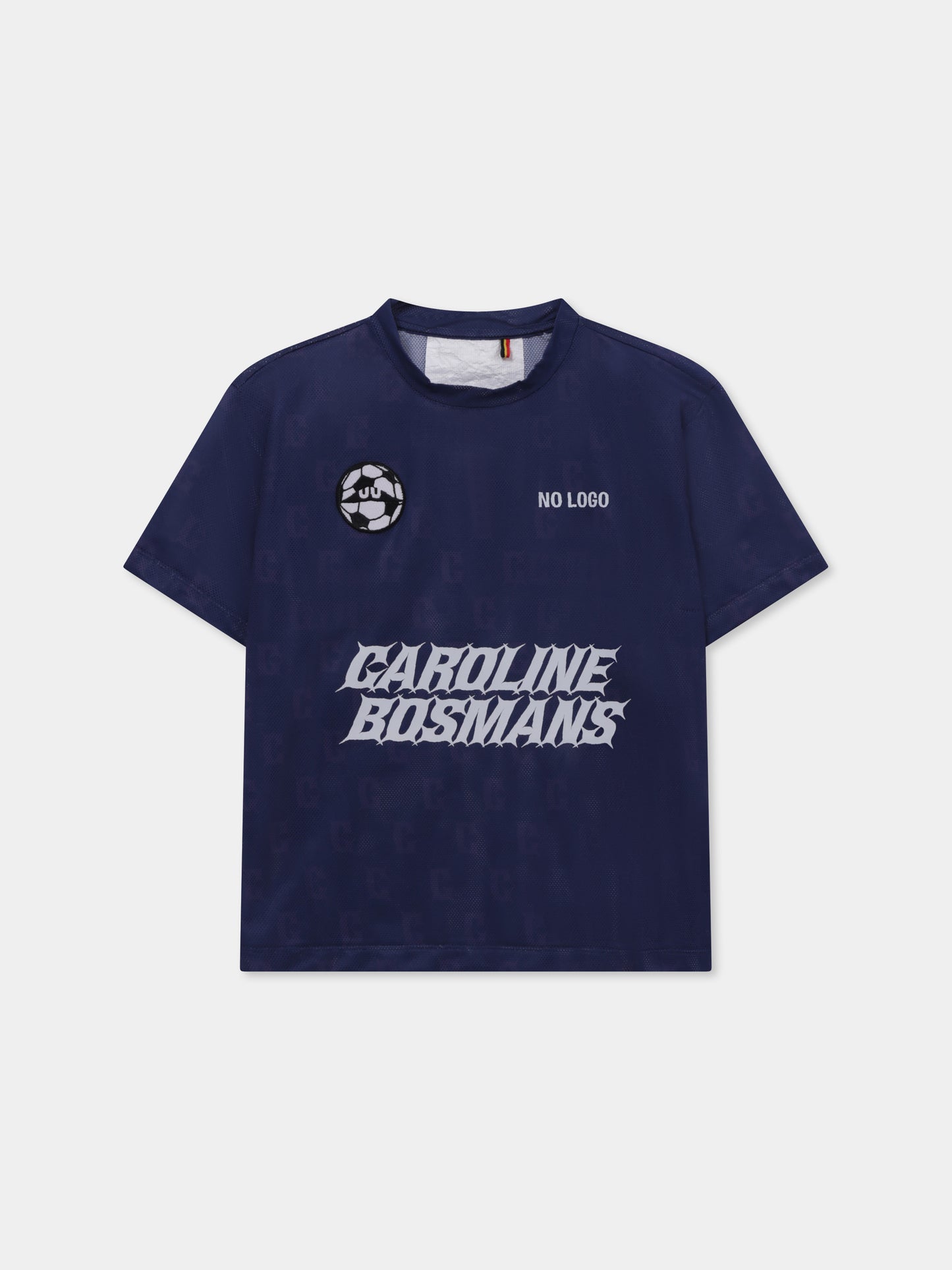 T-shirt blu per bambina con logo,Caroline Bosmans,SS25 1019 106 0034
