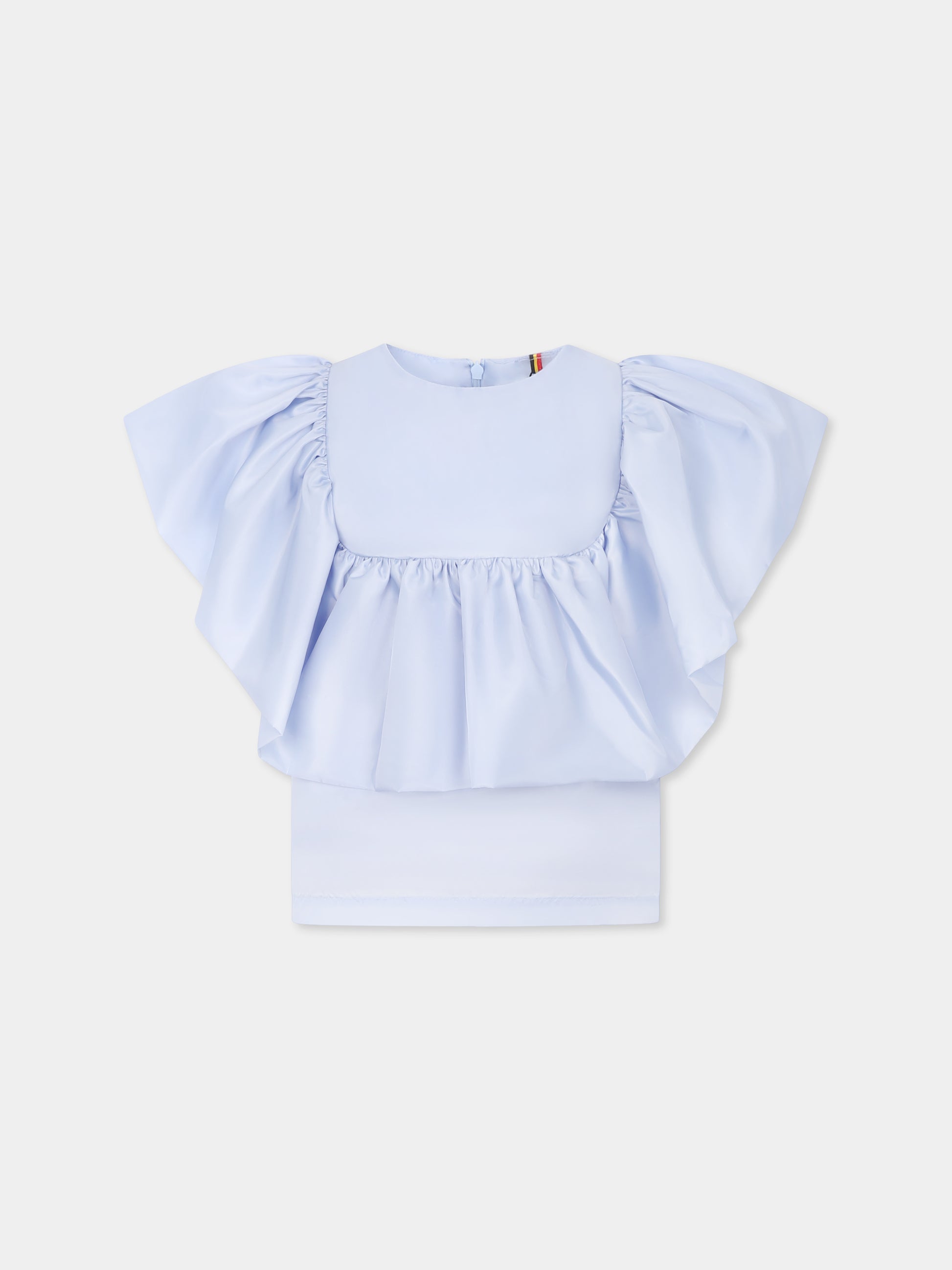 Top celeste per bambina,Caroline Bosmans,SS25 1518 80 6010