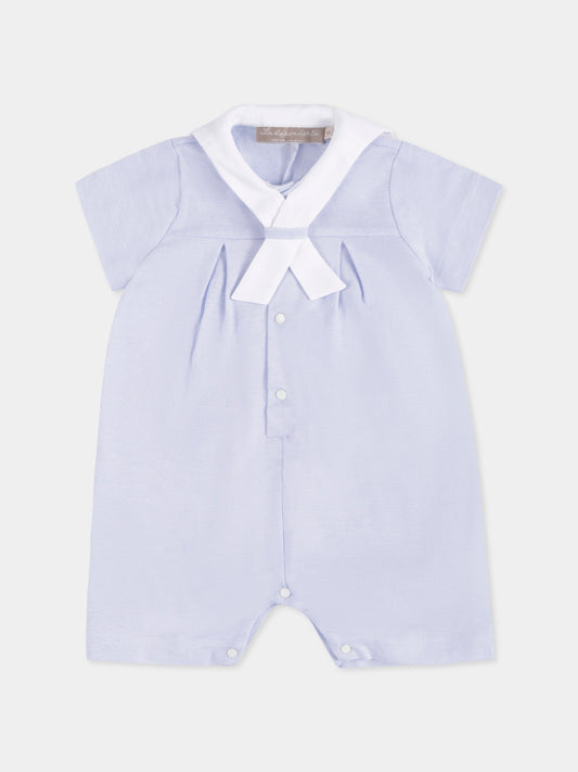 Pagliaccetto celeste per neonato,La Stupenderia,TBTT61N04