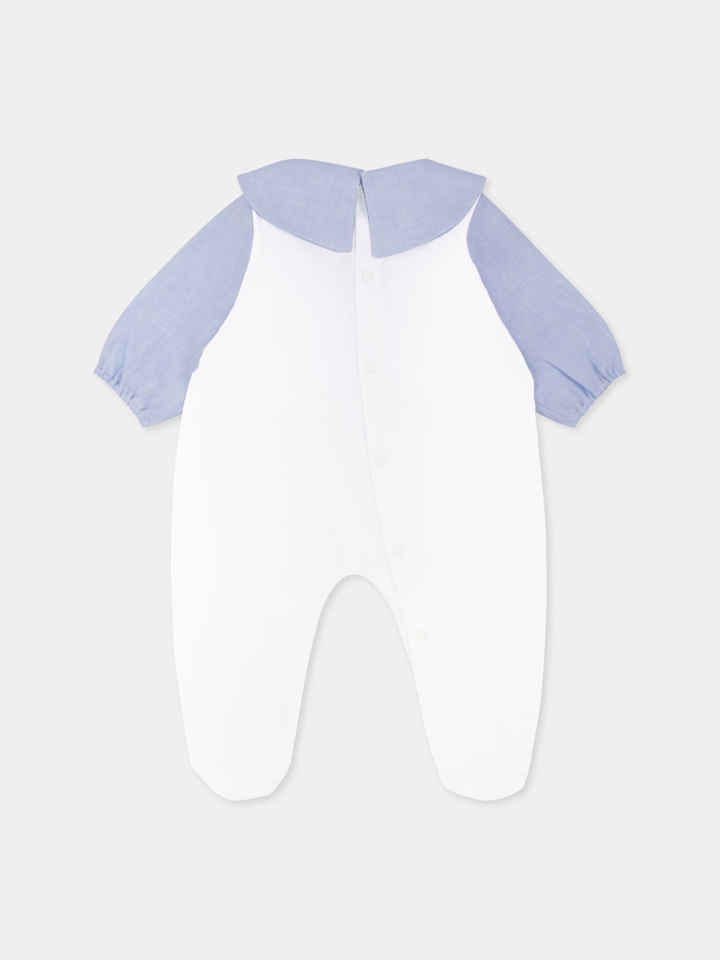 Tutina multicolor per neonato con nodo,La Stupenderia,TBTT57D34