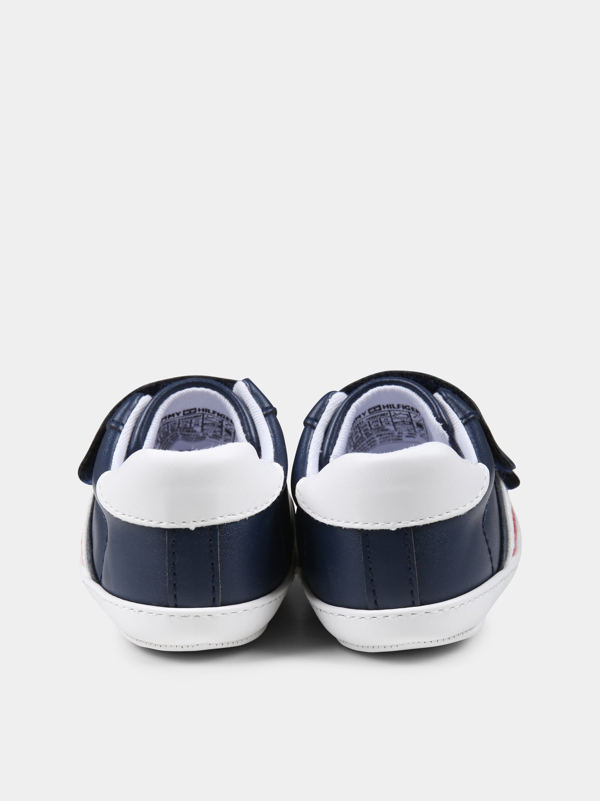 Sneakers blu per neonato con logo,Tommy Hilfiger Junior,T0B9 33831 1433X007