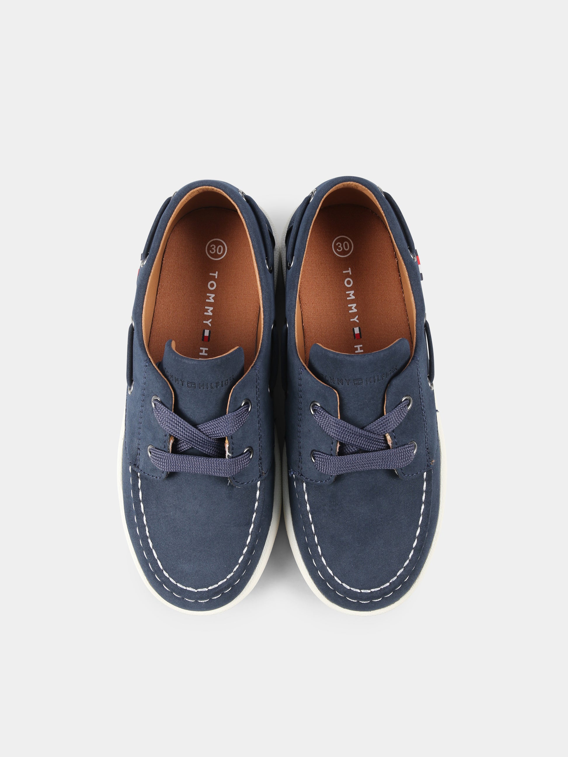 Stringate blu per bambino,Tommy Hilfiger Junior,T3B4 33853 0315800