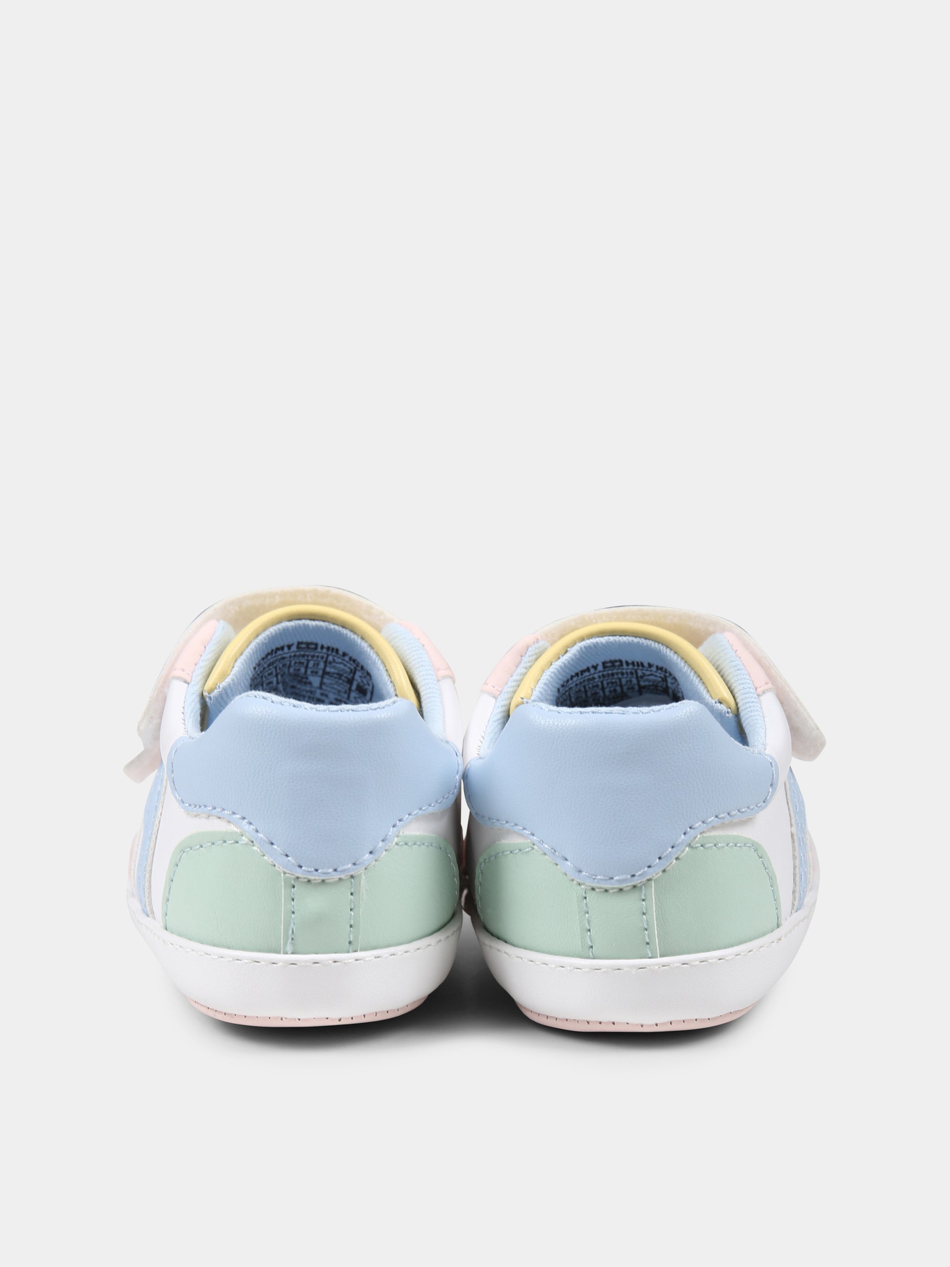 Sneakers multicolor per neonata con logo,Tommy Hilfiger Junior,T0A9 33720 1528Y913