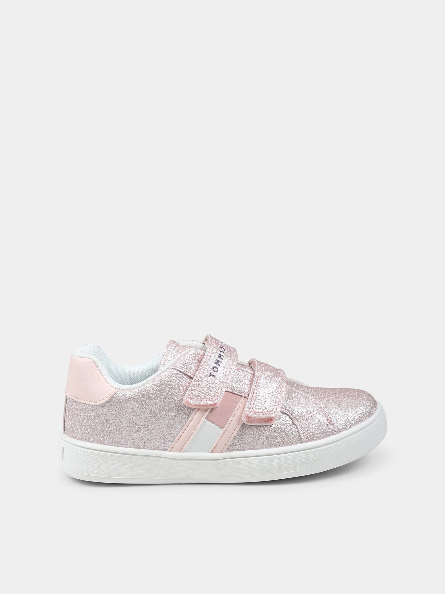 Sneakers rosa per bambina con logo,Tommy Hilfiger Junior,T1A9 33725 0745302