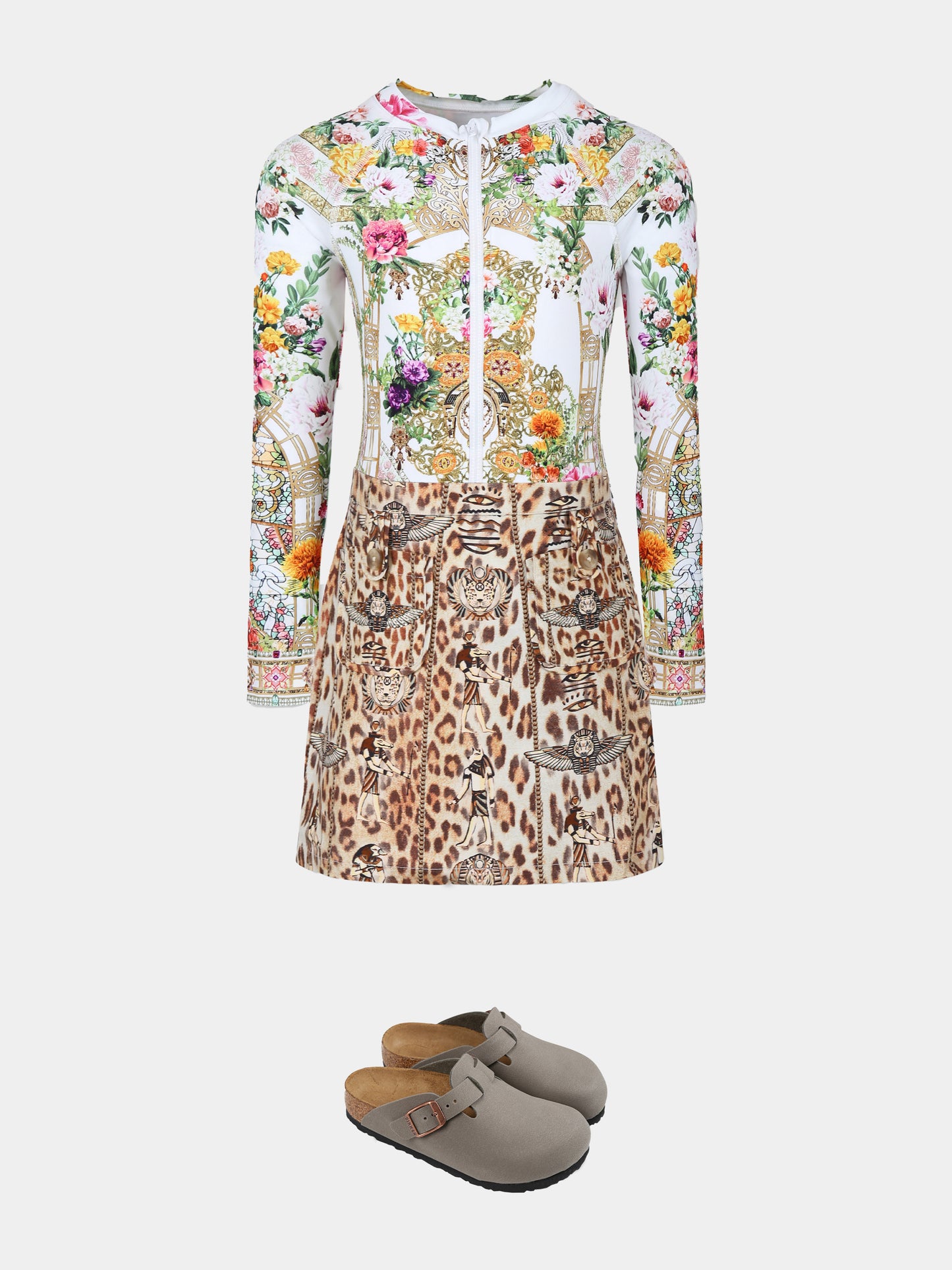 Multicolor skirt for girl