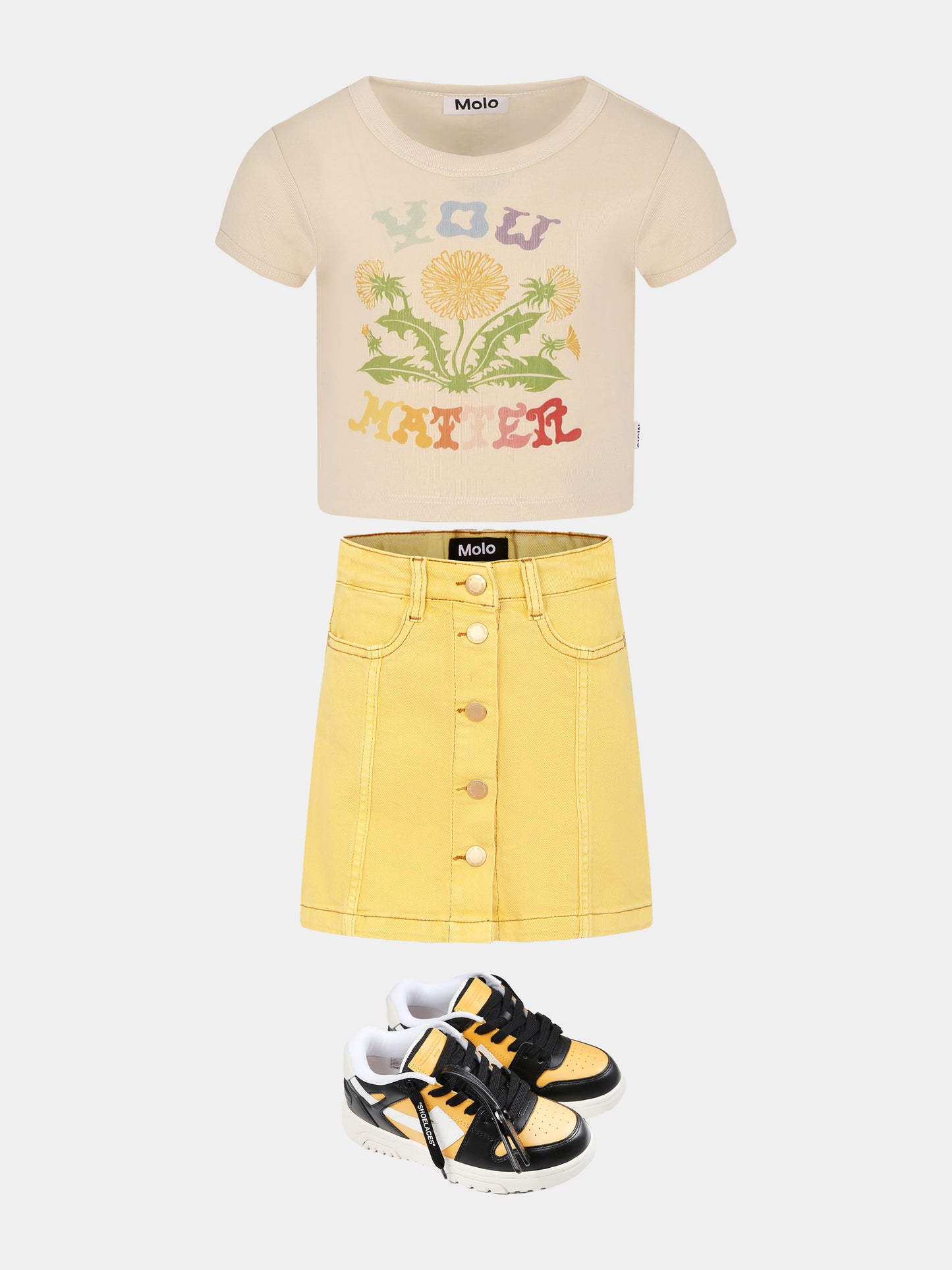 Yellow skirt for girl