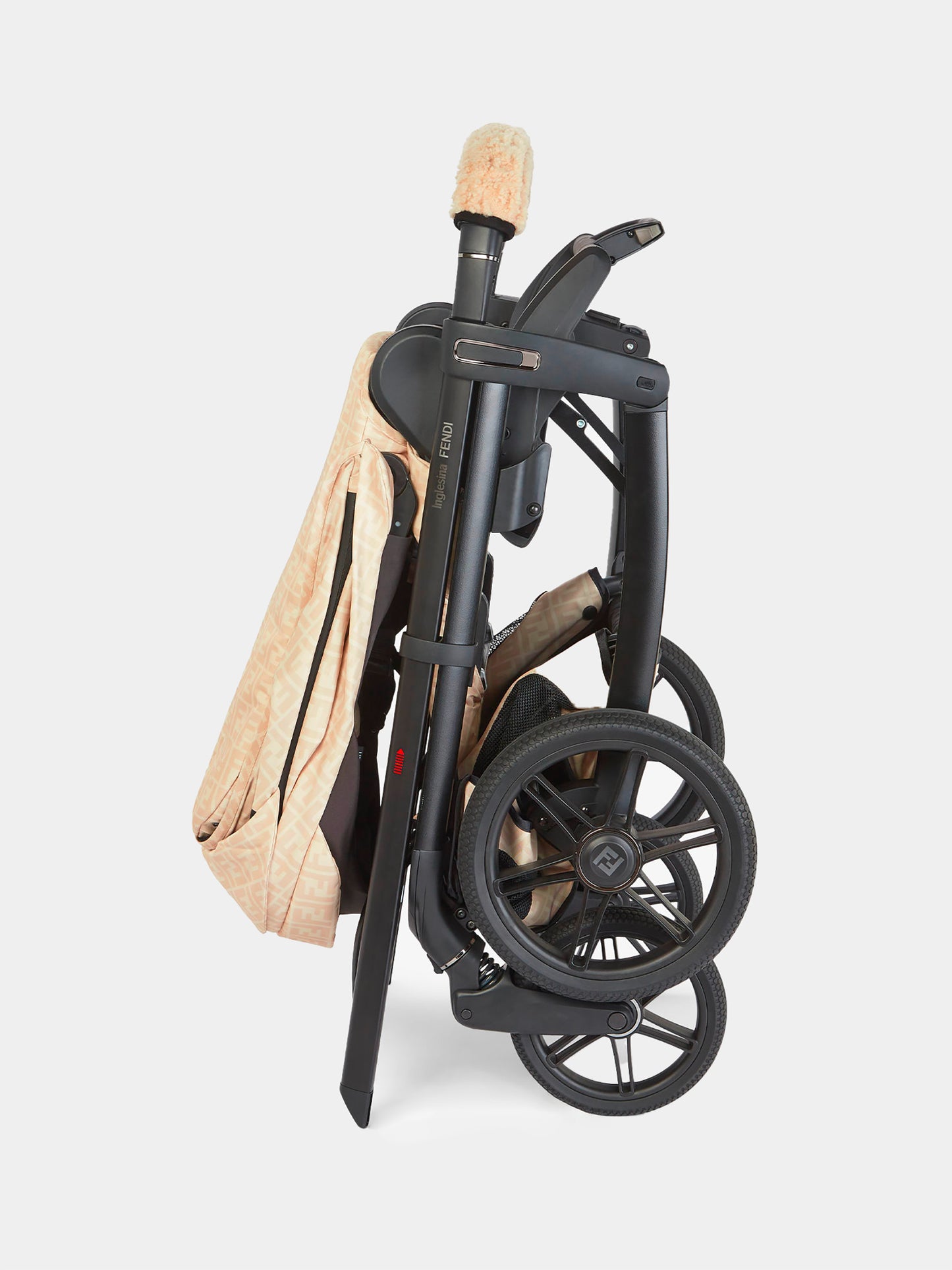 Beige stroller for babykids