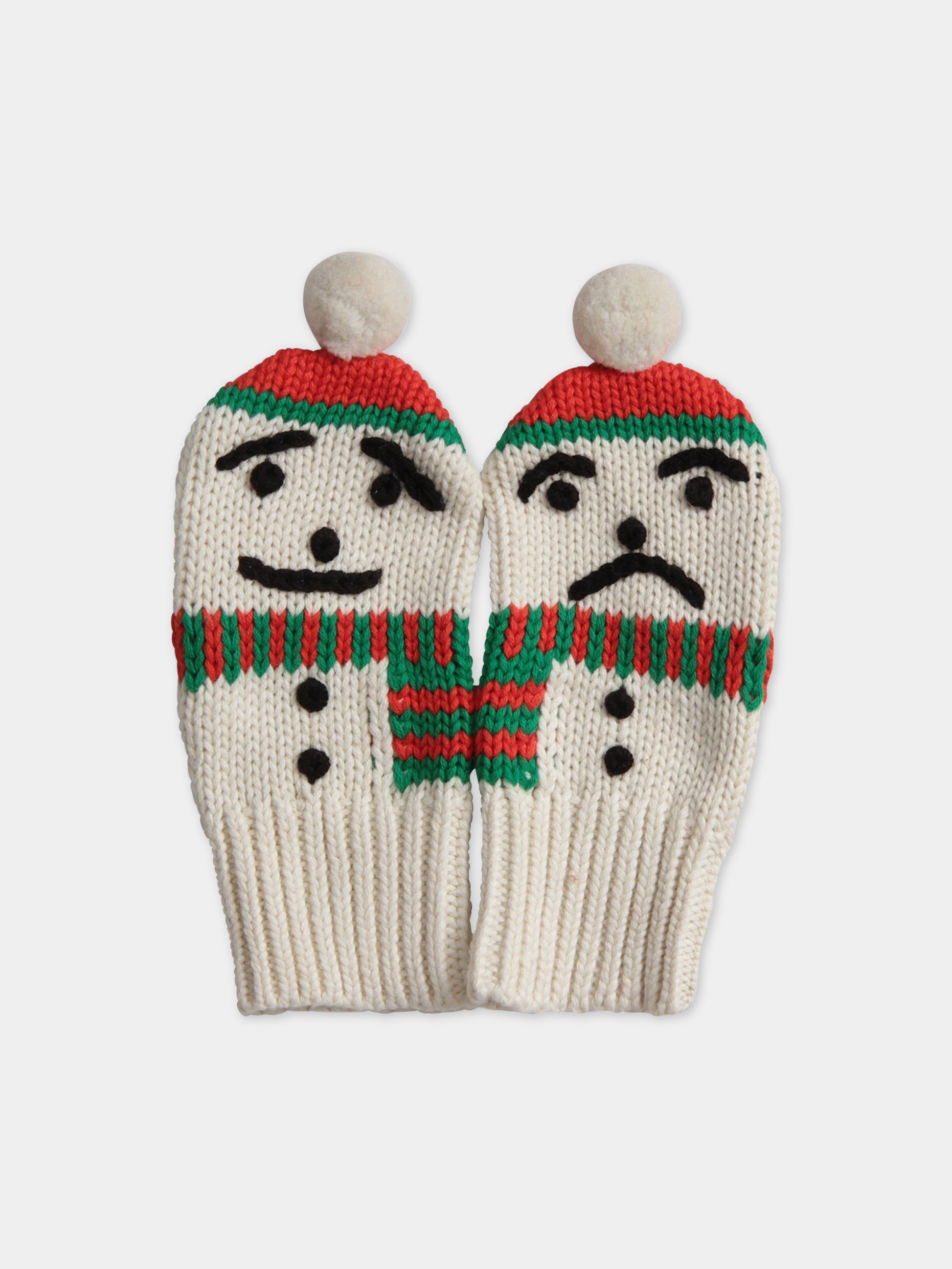 Set multicolor per bambini con pupazzo di neve,Stella Mccartney Kids,566400 SNM23 9232