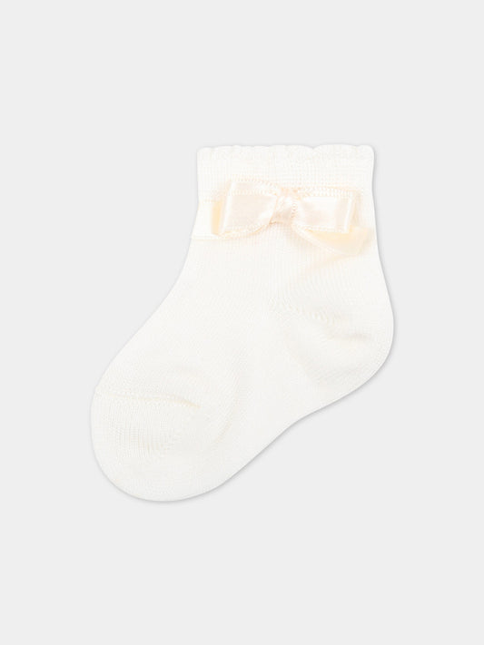 Calze avorio per bambina,Story Loris,8211 X1-T