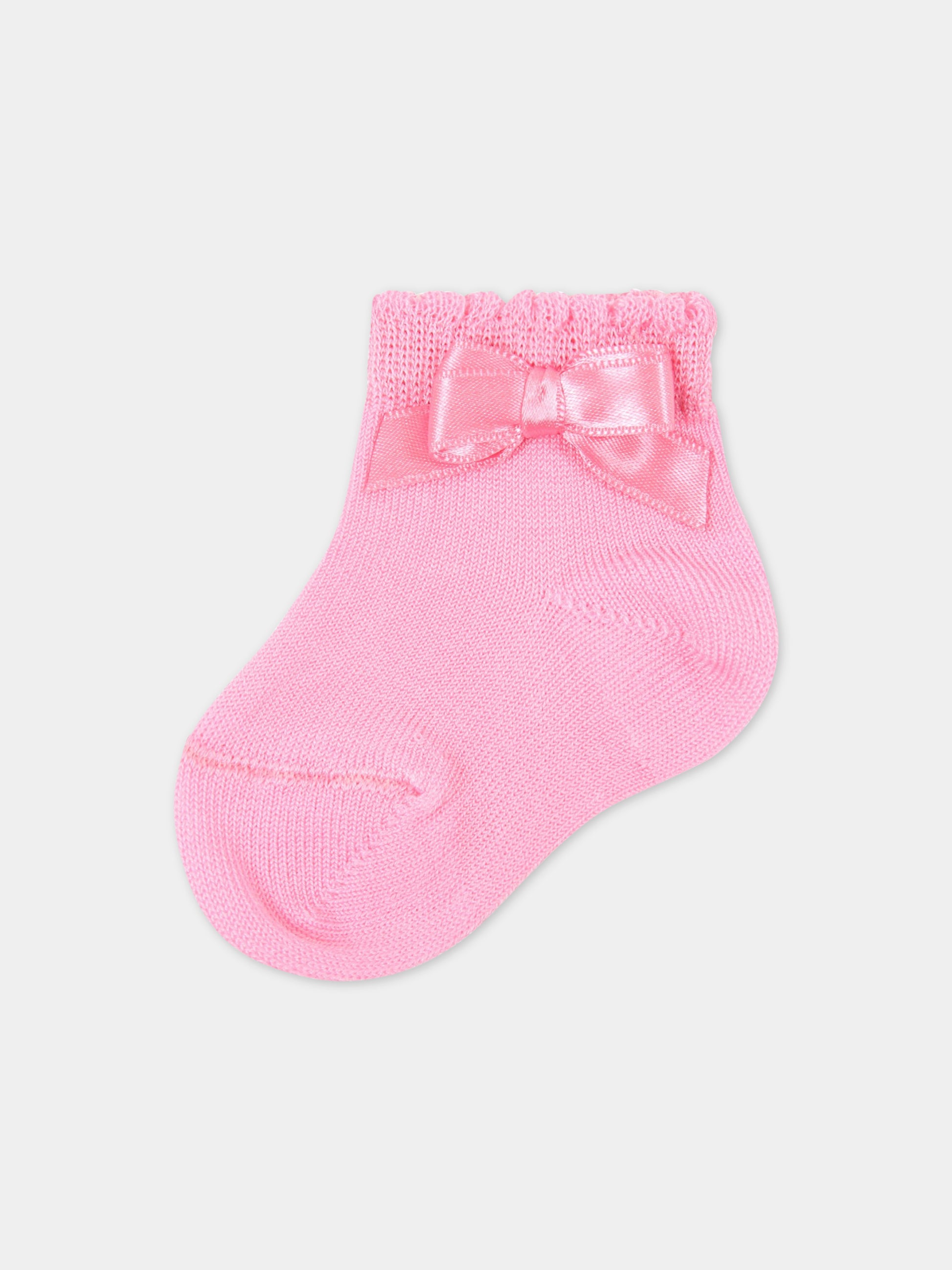 Calze fucsia per bambina,Story Loris,8211 R8-T