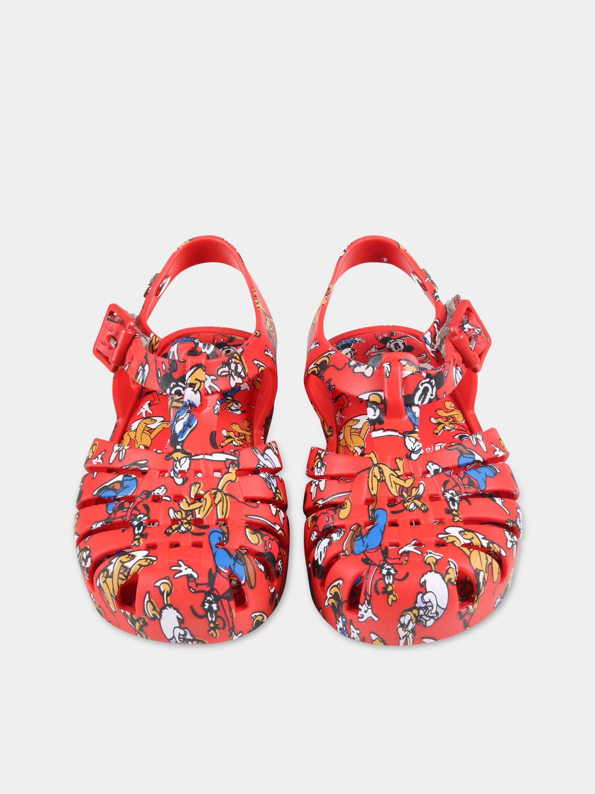 Sandali rossi per bambino con personaggi Disney,Mini Melissa,33445 54093