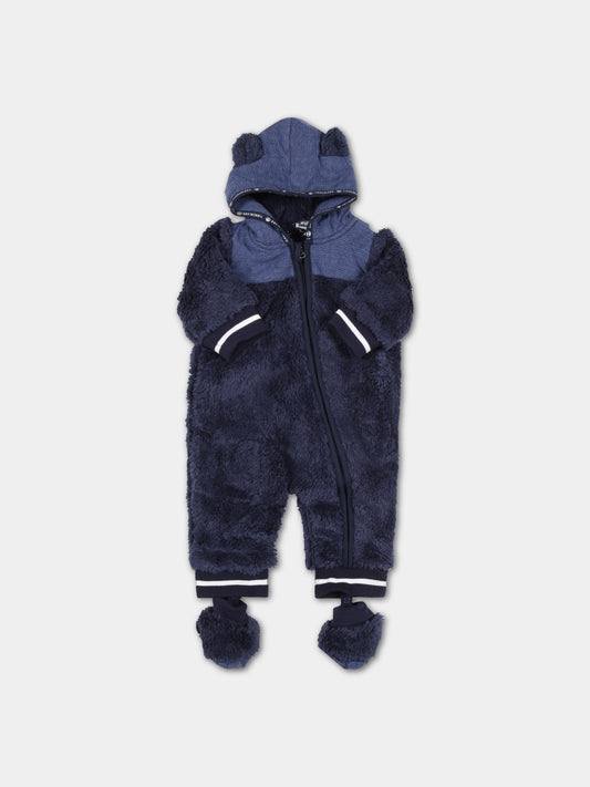 Tuta blu per neonati con loghi,Timberland,T94773 85T