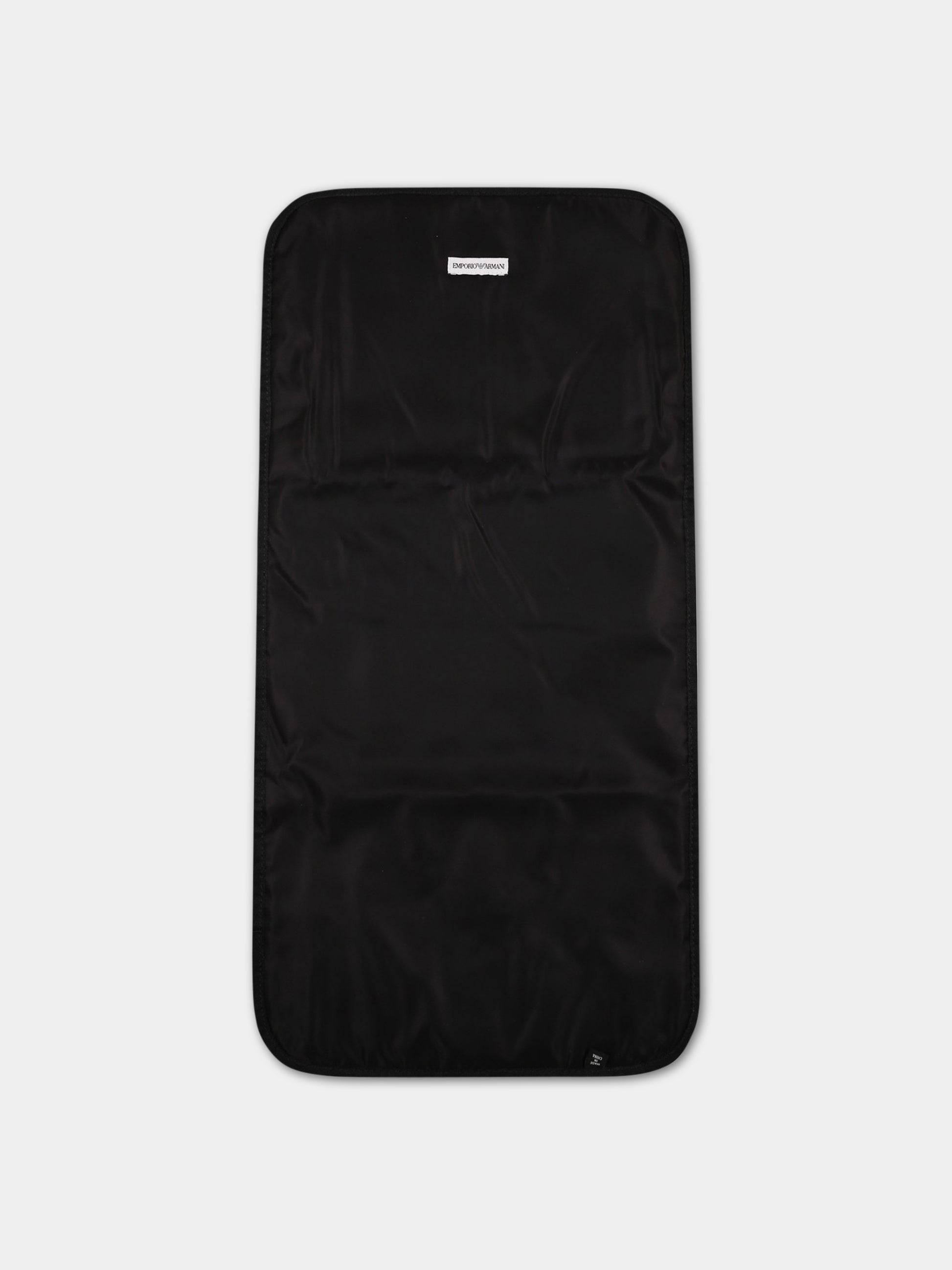 Borsa-mamma nera per neonati con logo,Armani Junior,402155 3R581 00020