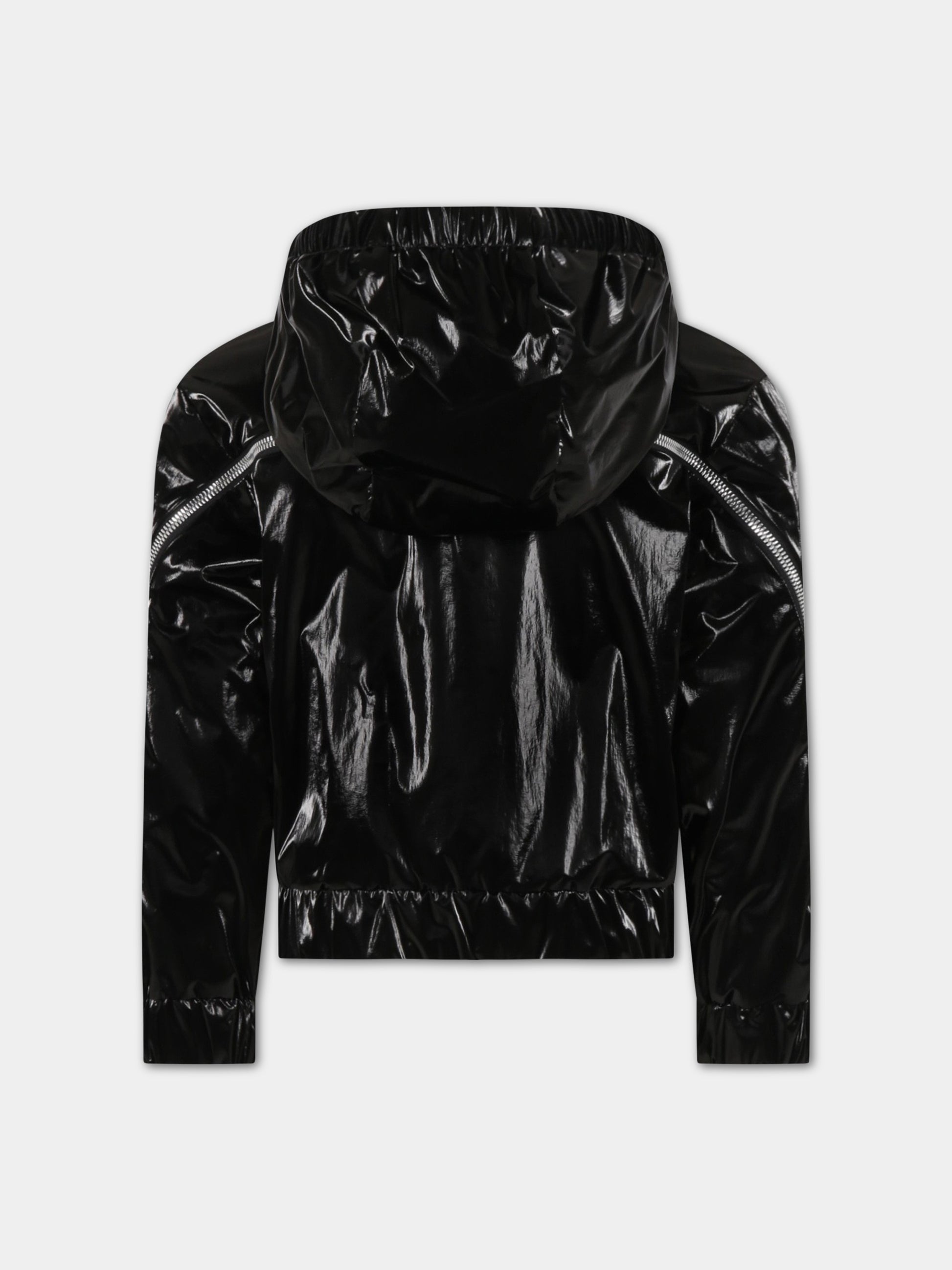 Giacca  Brienne  nera a vento per bambina con logo,Moncler Kids,954 1A00009 53A3H 999