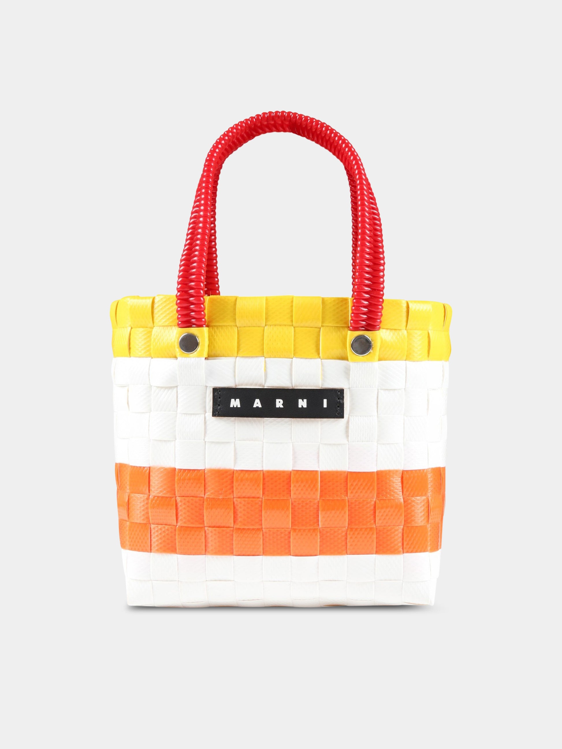 Borsa multicolor per bambina con logo,Marni Kids,M00816 M00IW 0M100