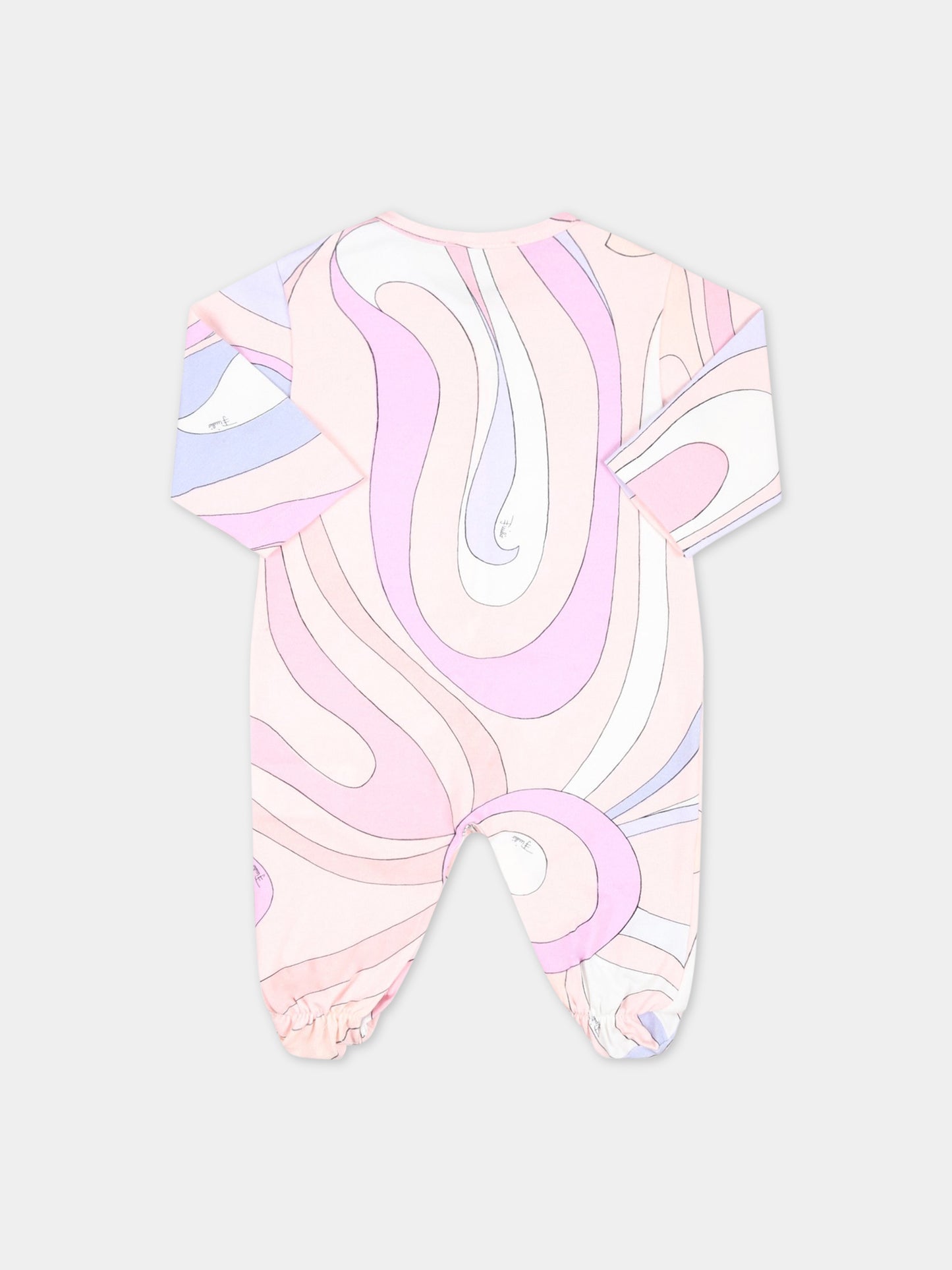 Set multicolor per neonata con logo,Emilio Pucci Junior,PSB020 J0262 500MC