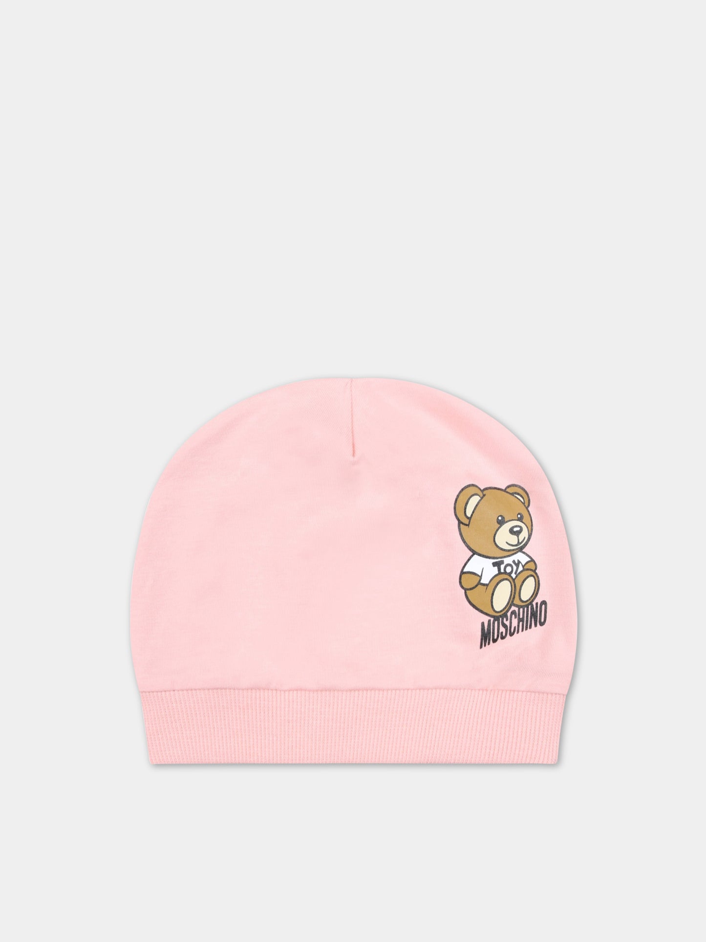 Set rosa per neonata con Teddy Bear,Moschino Kids,MUY04R LBA10 50209