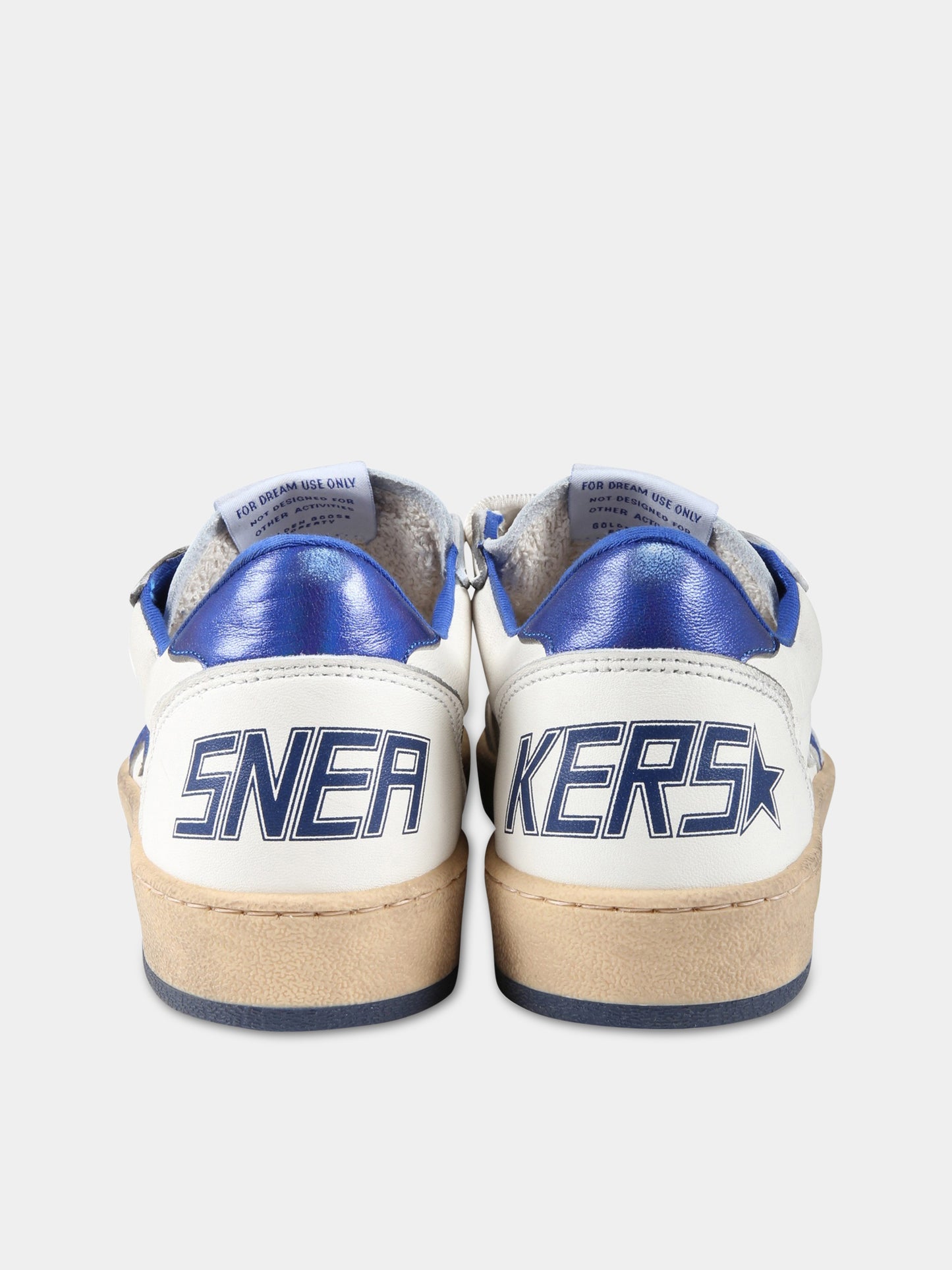 Sneakers bianche per bambino con stella e logo,Golden Goose,GTF00501 F004246 10793