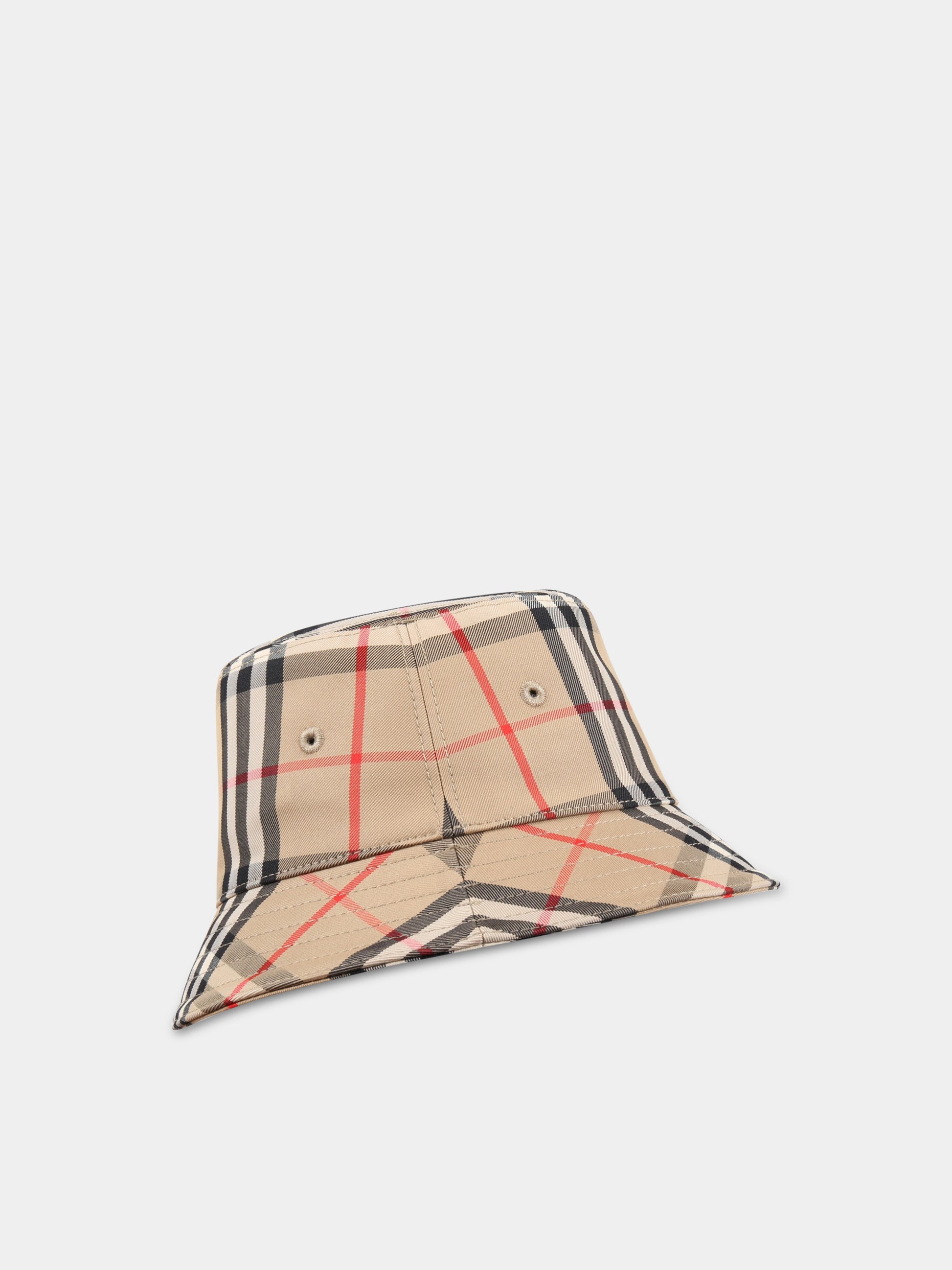 Cloche beige per neonati,Burberry Kids,8043663