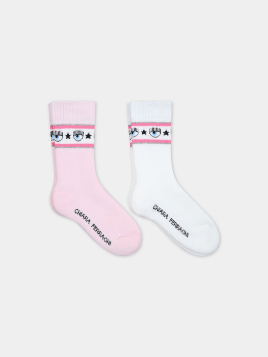 Set multicolor per bambina con iconici occhi,Chiara Ferragni Collection,59A000 1084 0090