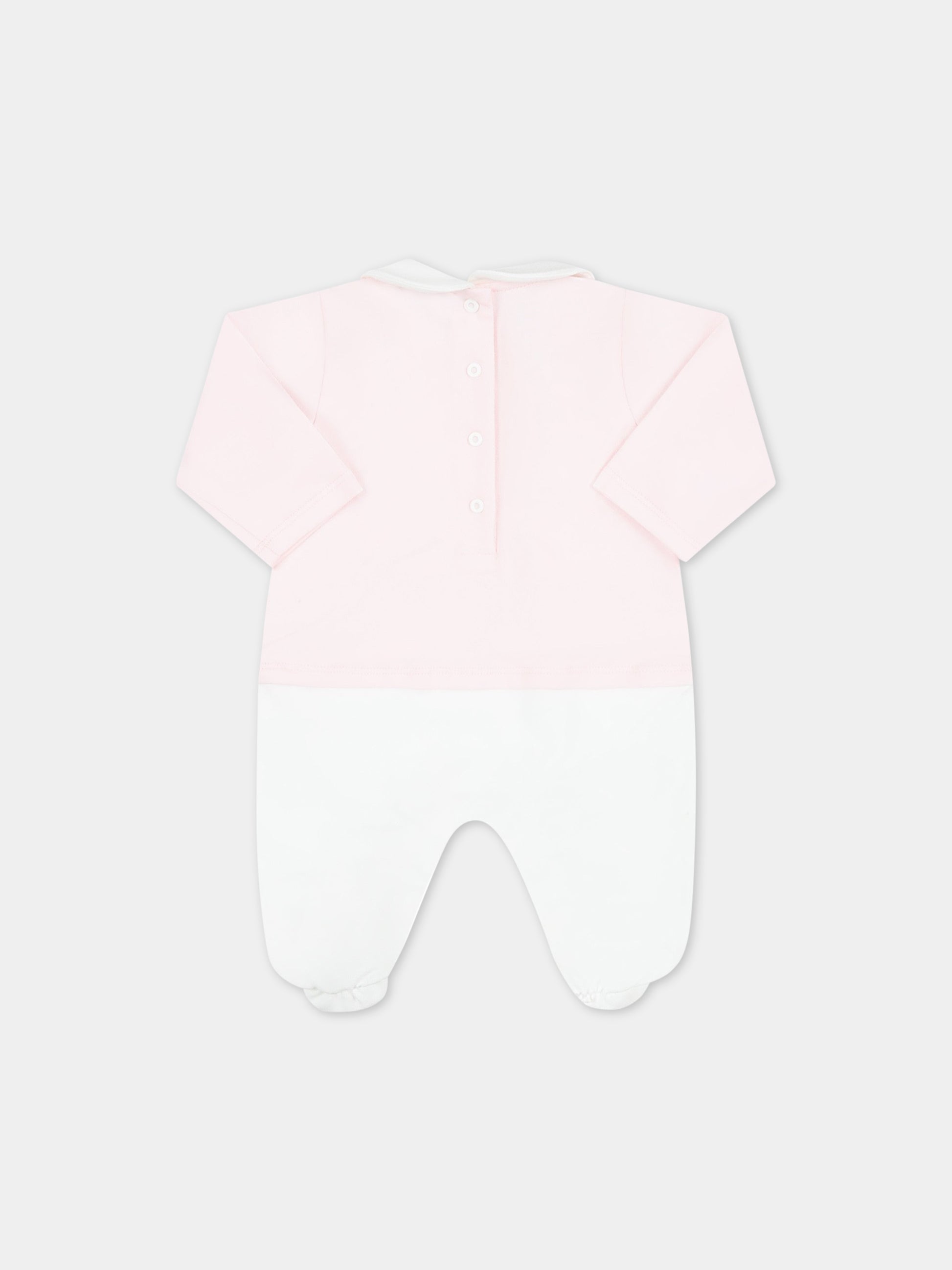 Set multicolor per neonata con logo bianco,Fendi Kids,BUK096 8RA F0C11