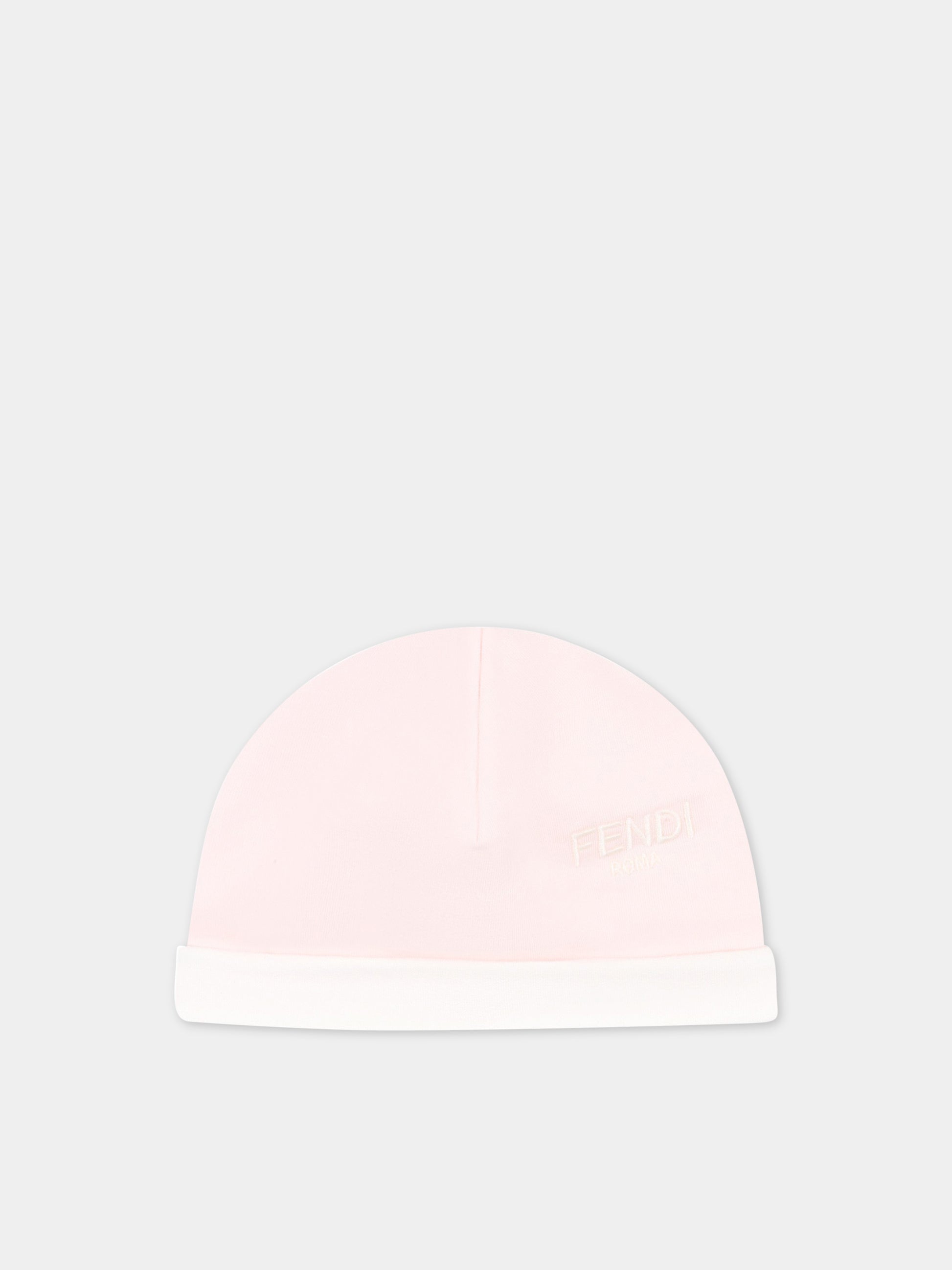 Set multicolor per neonata con logo bianco,Fendi Kids,BUK096 8RA F0C11