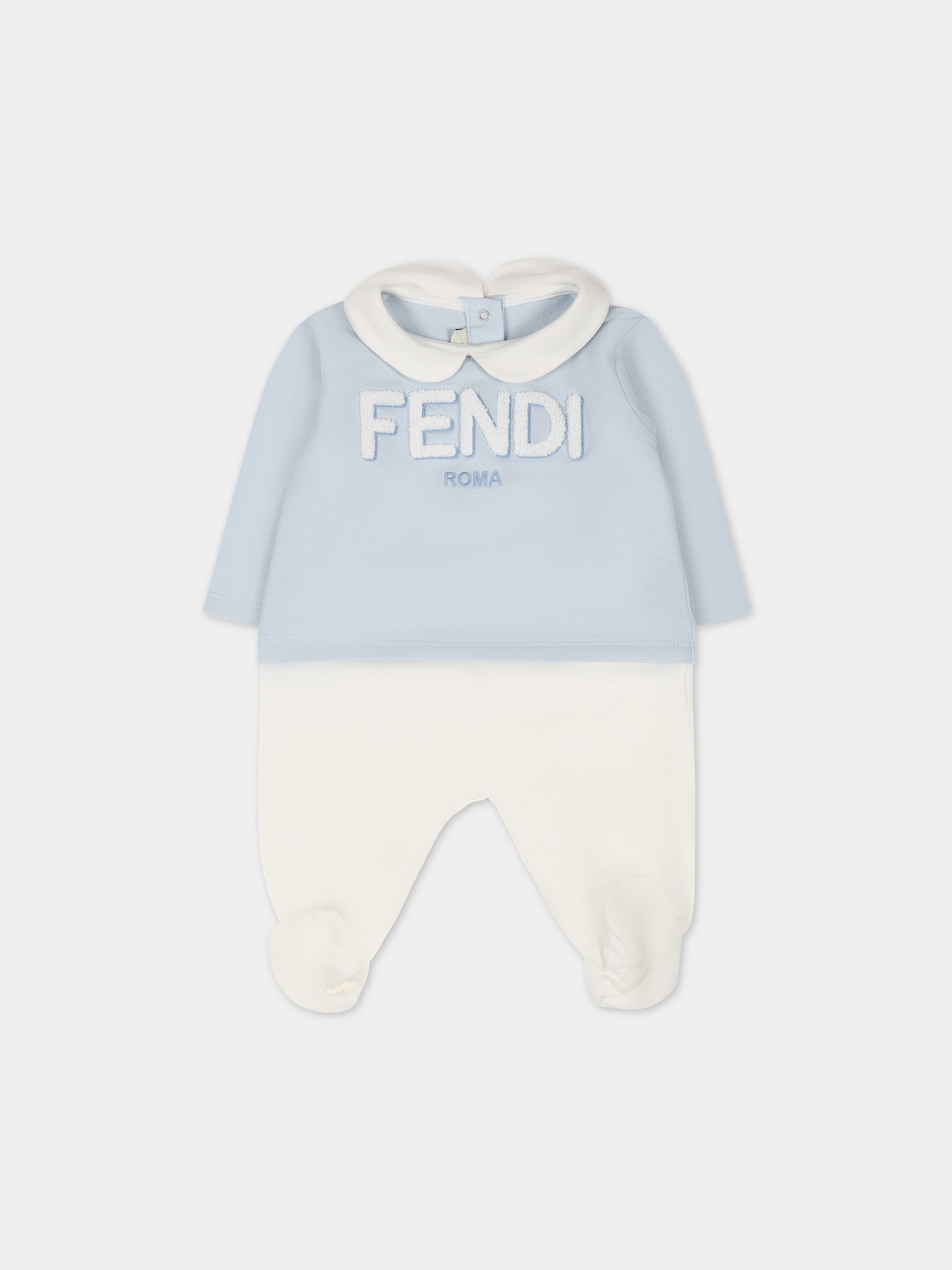 Set multicolor per neonato con logo,Fendi Kids,BUK096 8RA F19J4