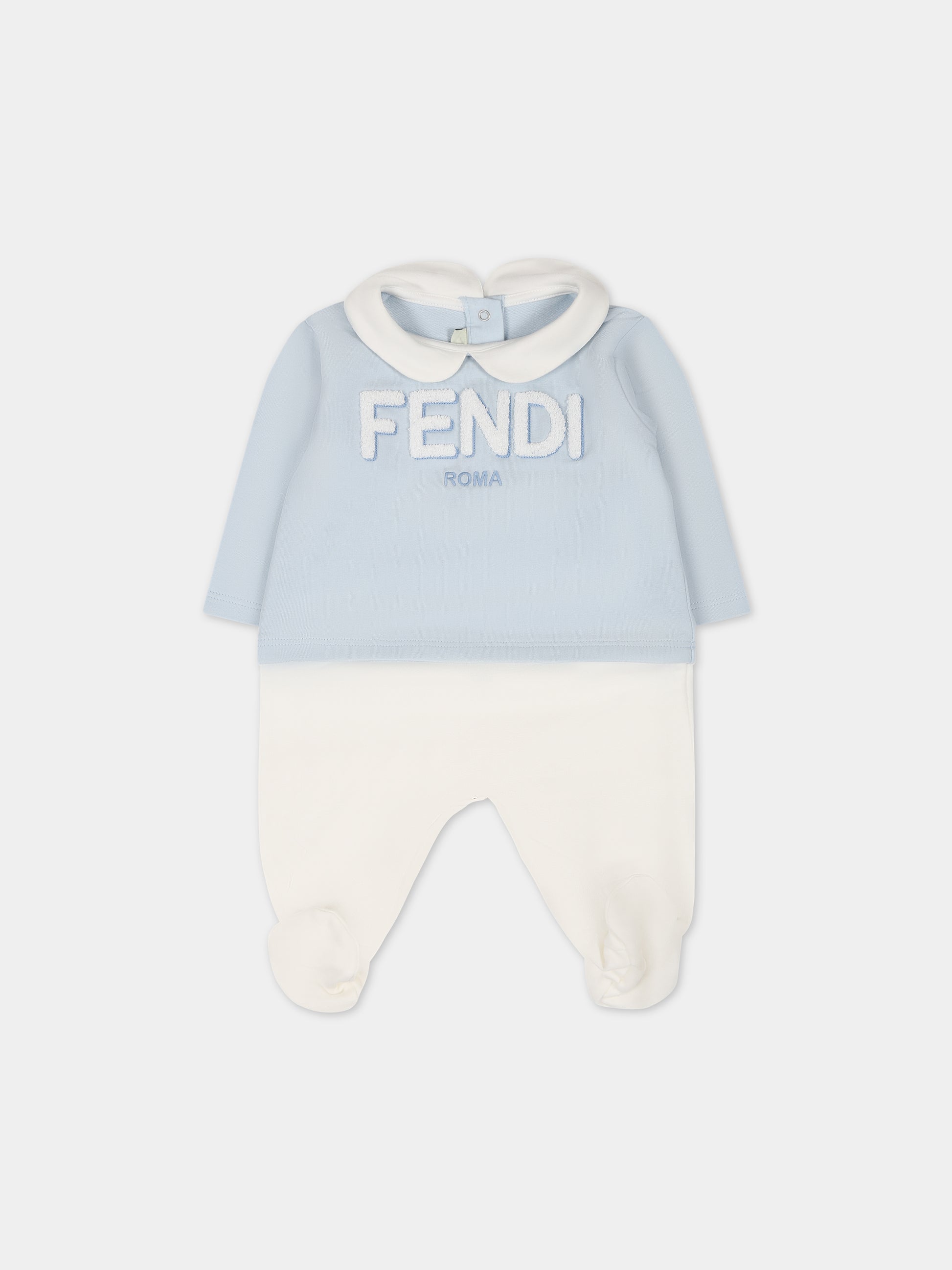 Set multicolor per neonato con logo,Fendi Kids,BUK096 8RA F19J4