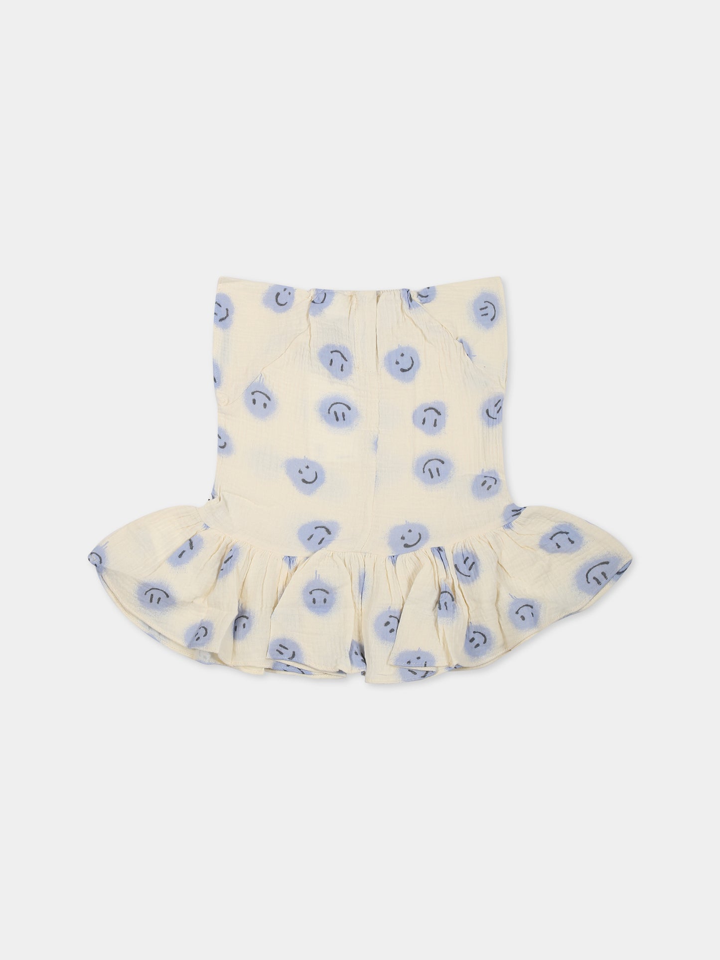 Vestito avorio per neonata con smile all-over,Molo,4S23E104 6764