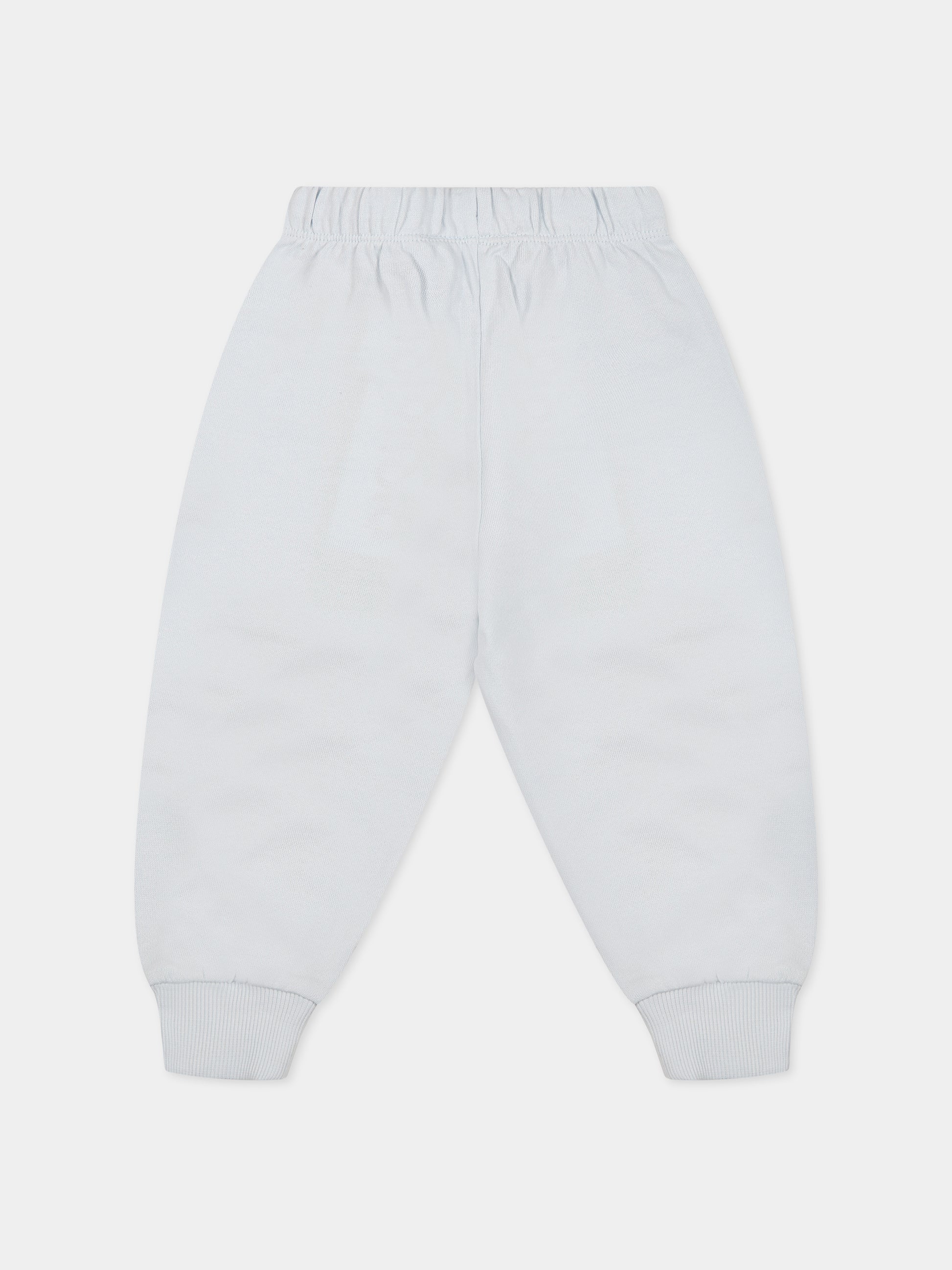 Pantaloni celesti per neonati con stampa sole,Molo,6S23I203 8068