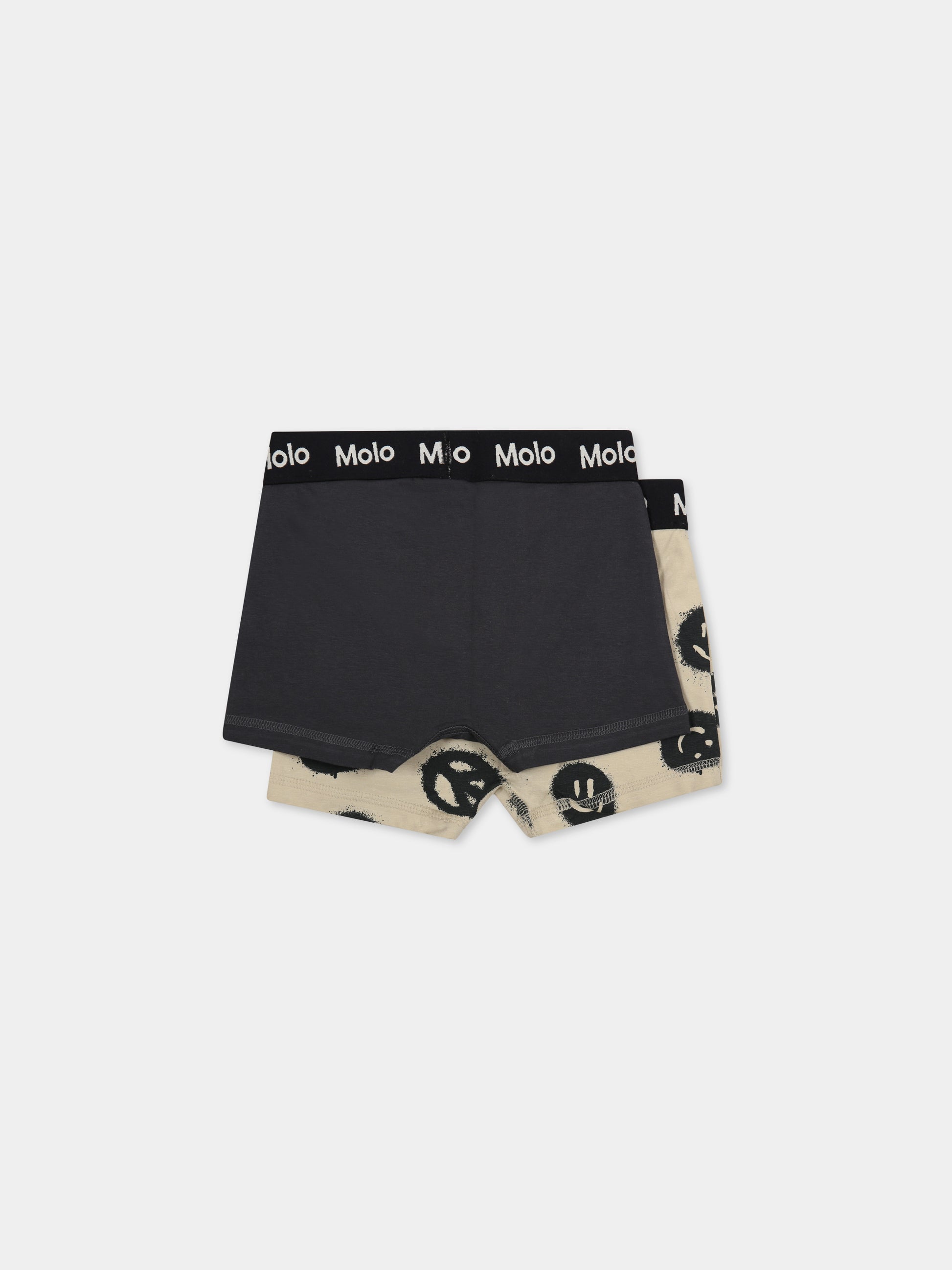 Set multicolor per bambino con logo e smile,Molo,1S23Q201 6841