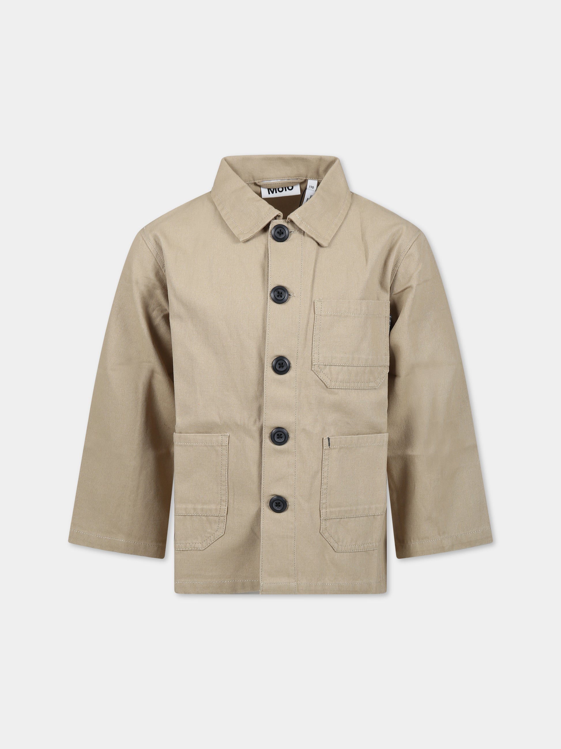 Giubbotto beige per bambino,Molo,5S23M304 8734