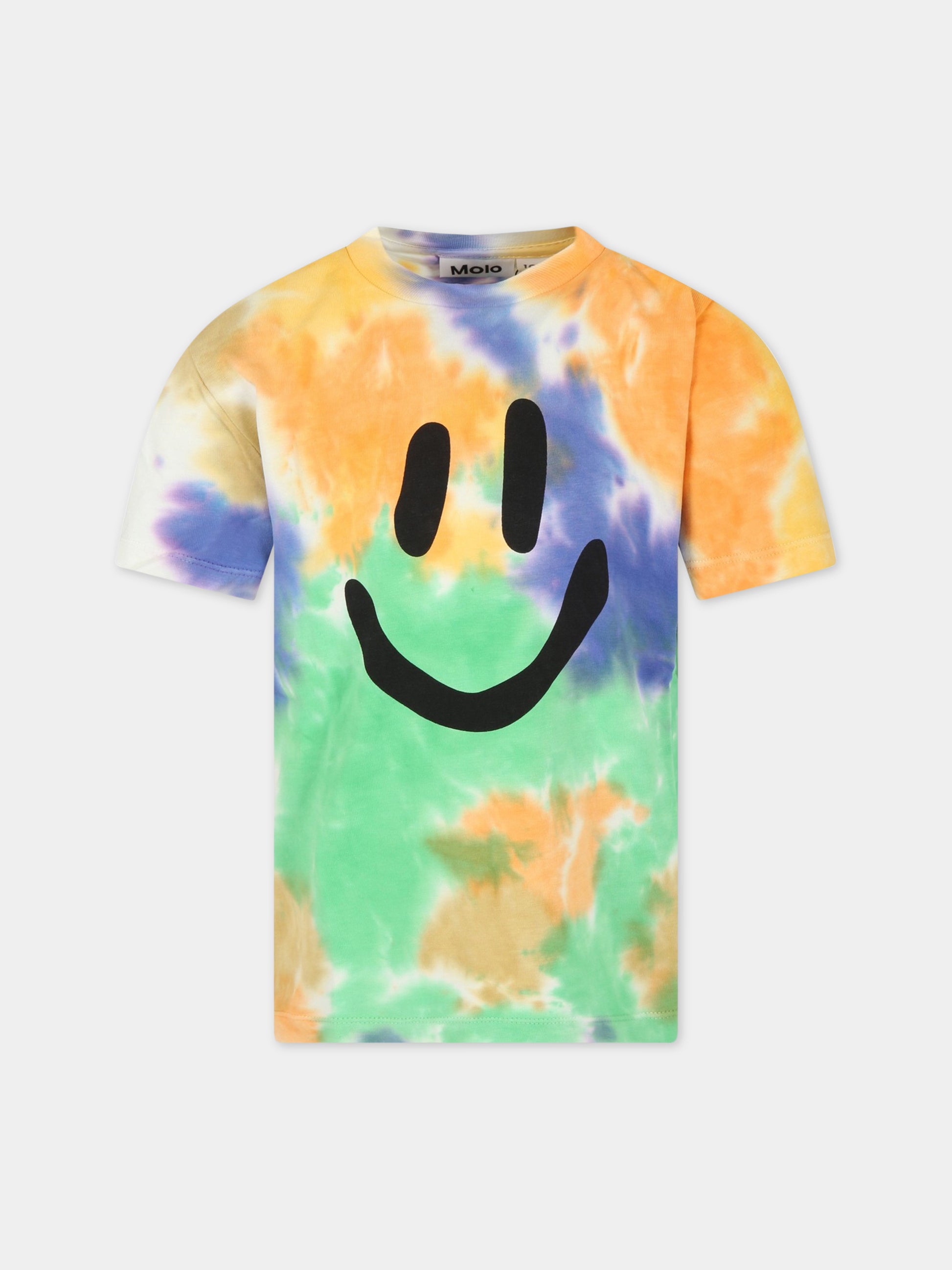 T-shirt tie-dye per bambini con smile,Molo,6S23A207 7962