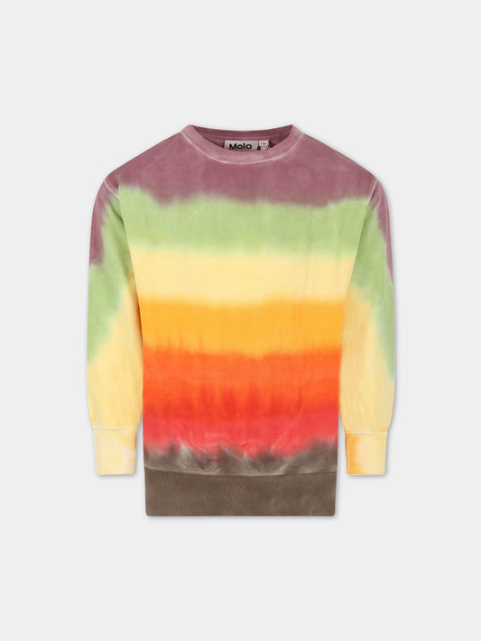 Felpa multicolor per bambini con patch,Molo,6S23J203 5961