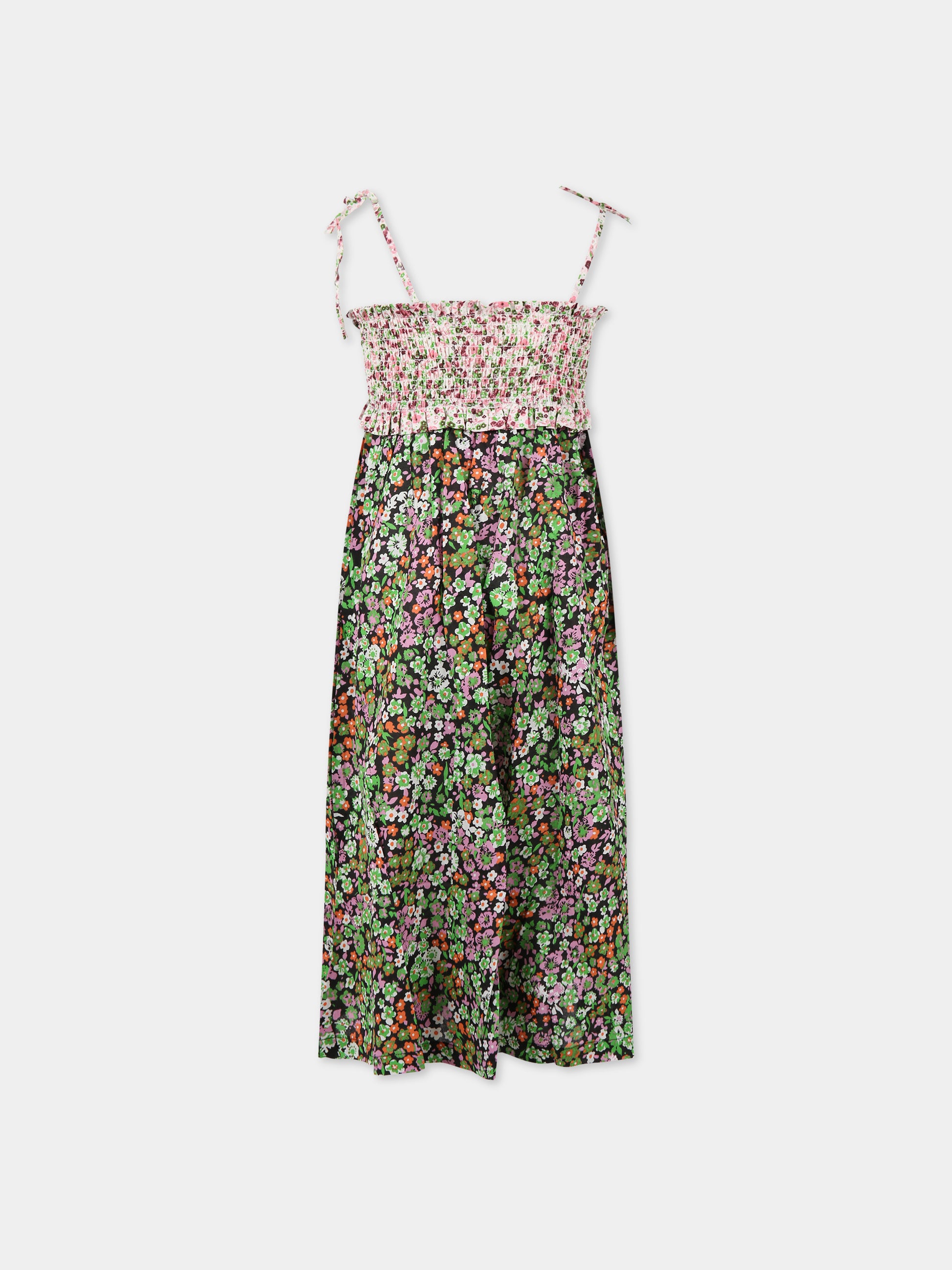 Vestito multicolor per bambina con stampa floreale,Molo,2S23E102 6679