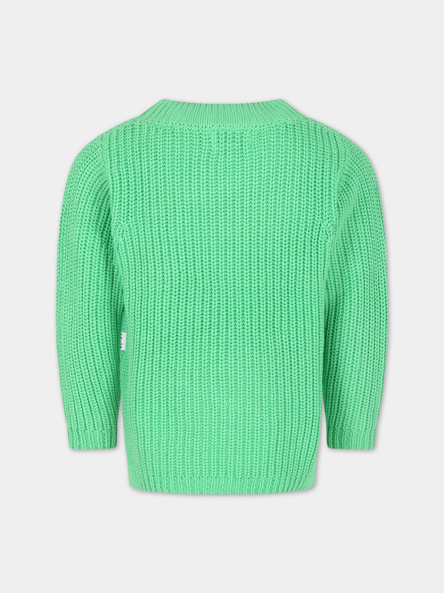 Maglione verde per bambina,Molo,2S23K203 8713