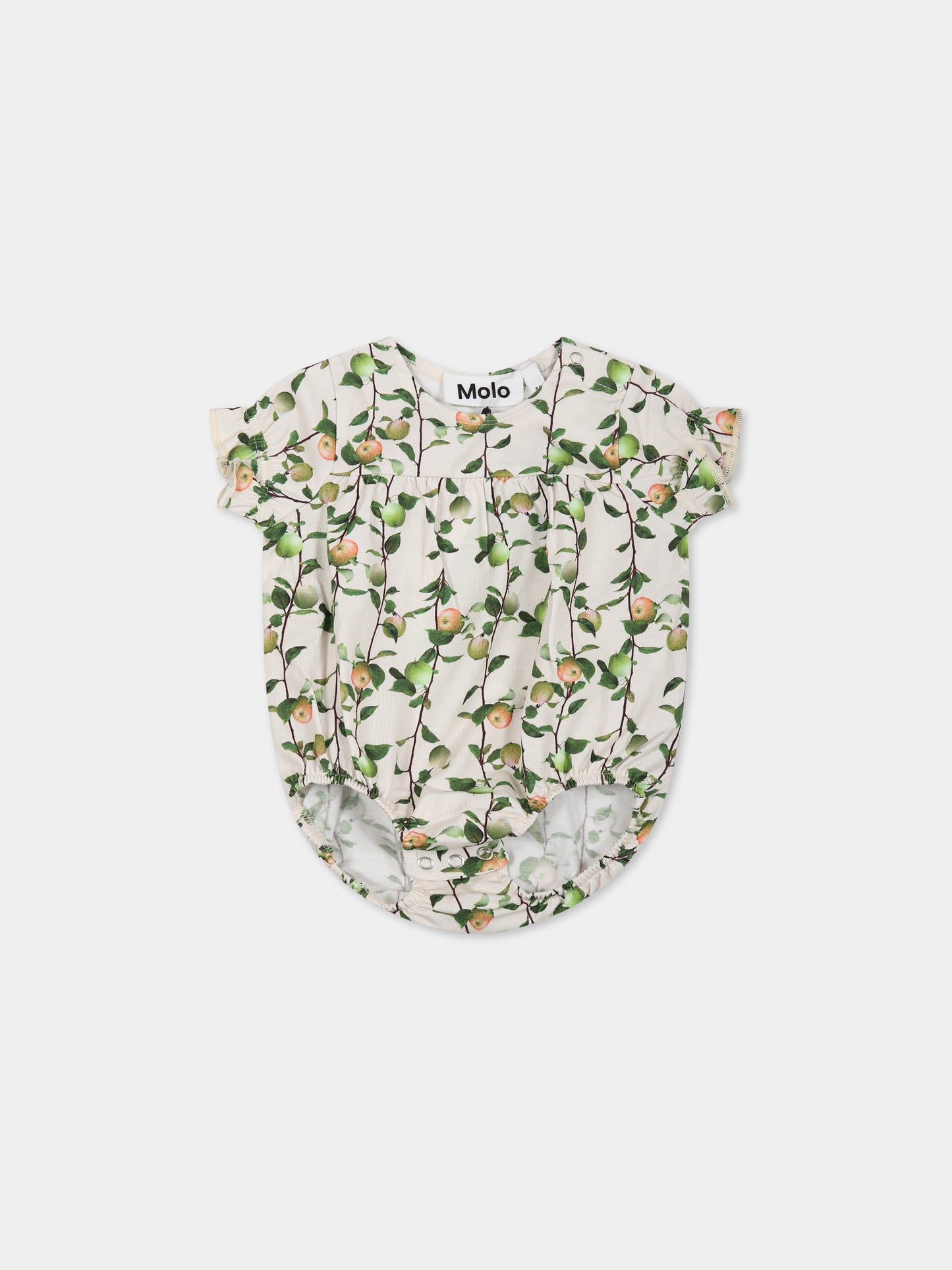 Body multicolor per neonata con stampa mele,Molo,4S23B401 6772