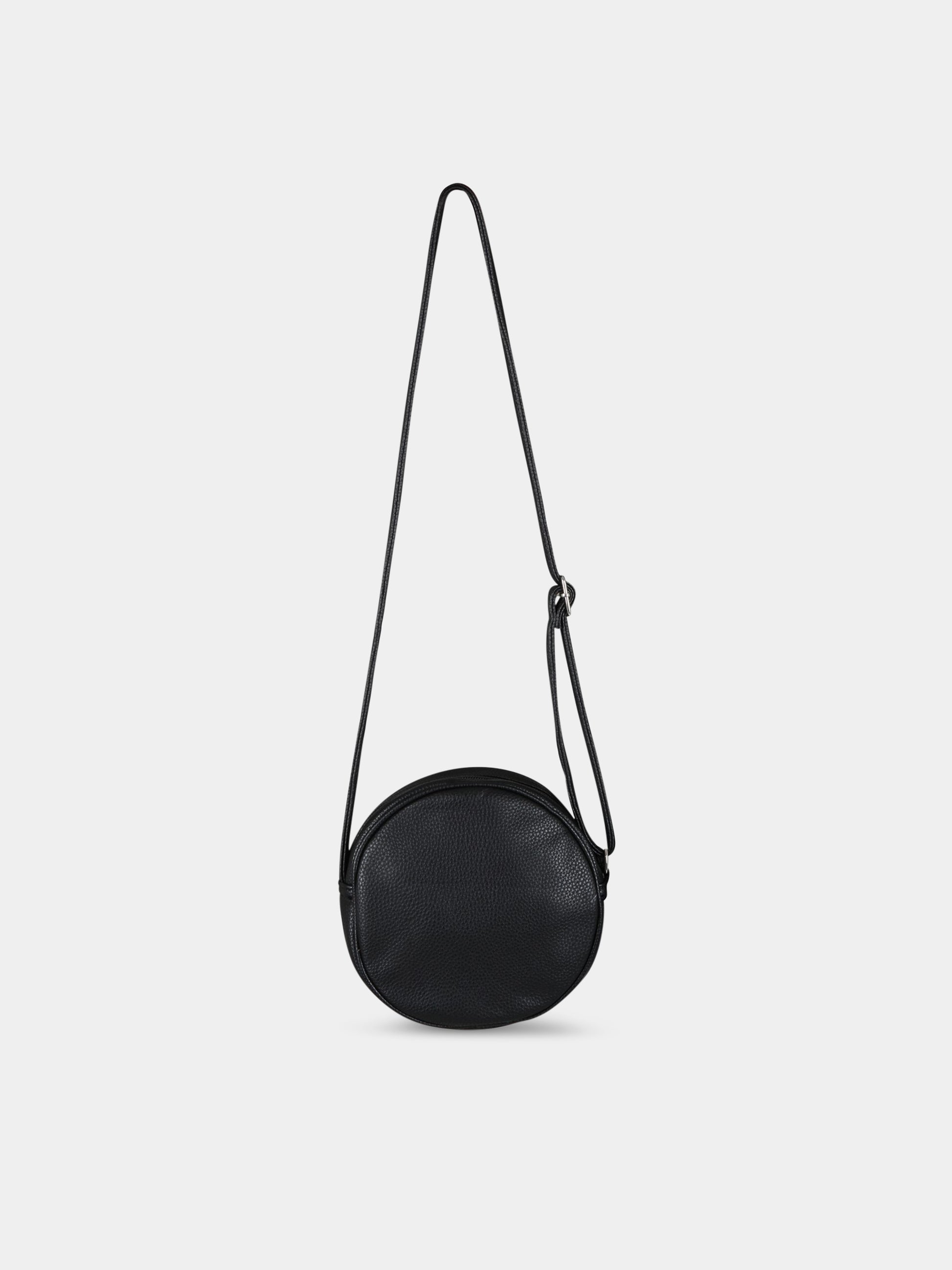 Borsa nera per bambina con simbolo della pace,Molo,7S23V106 0099